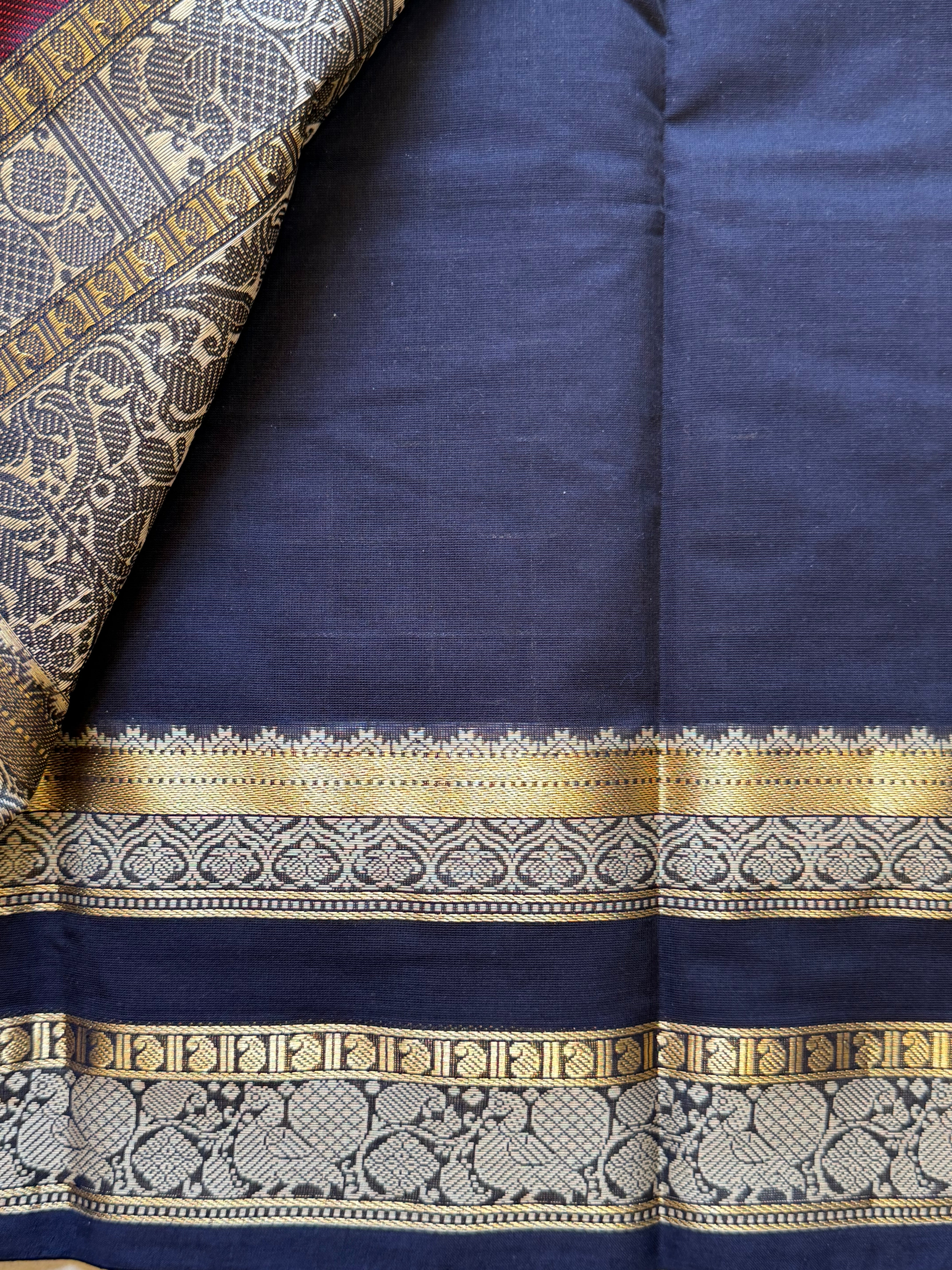 Dark blue retta pet / Kanchi cotton