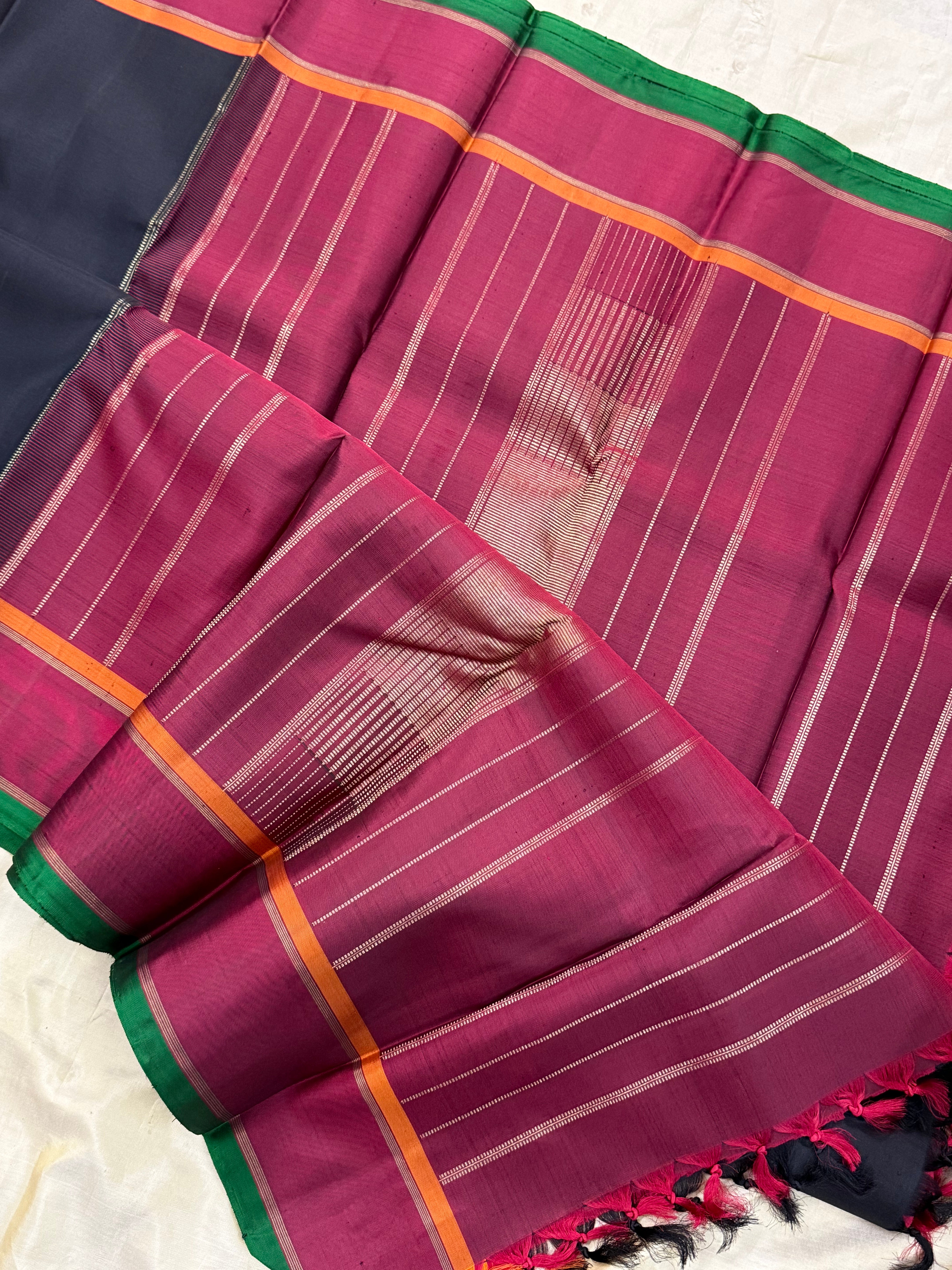 Black and Araku / Kanjipuram silk CL9467