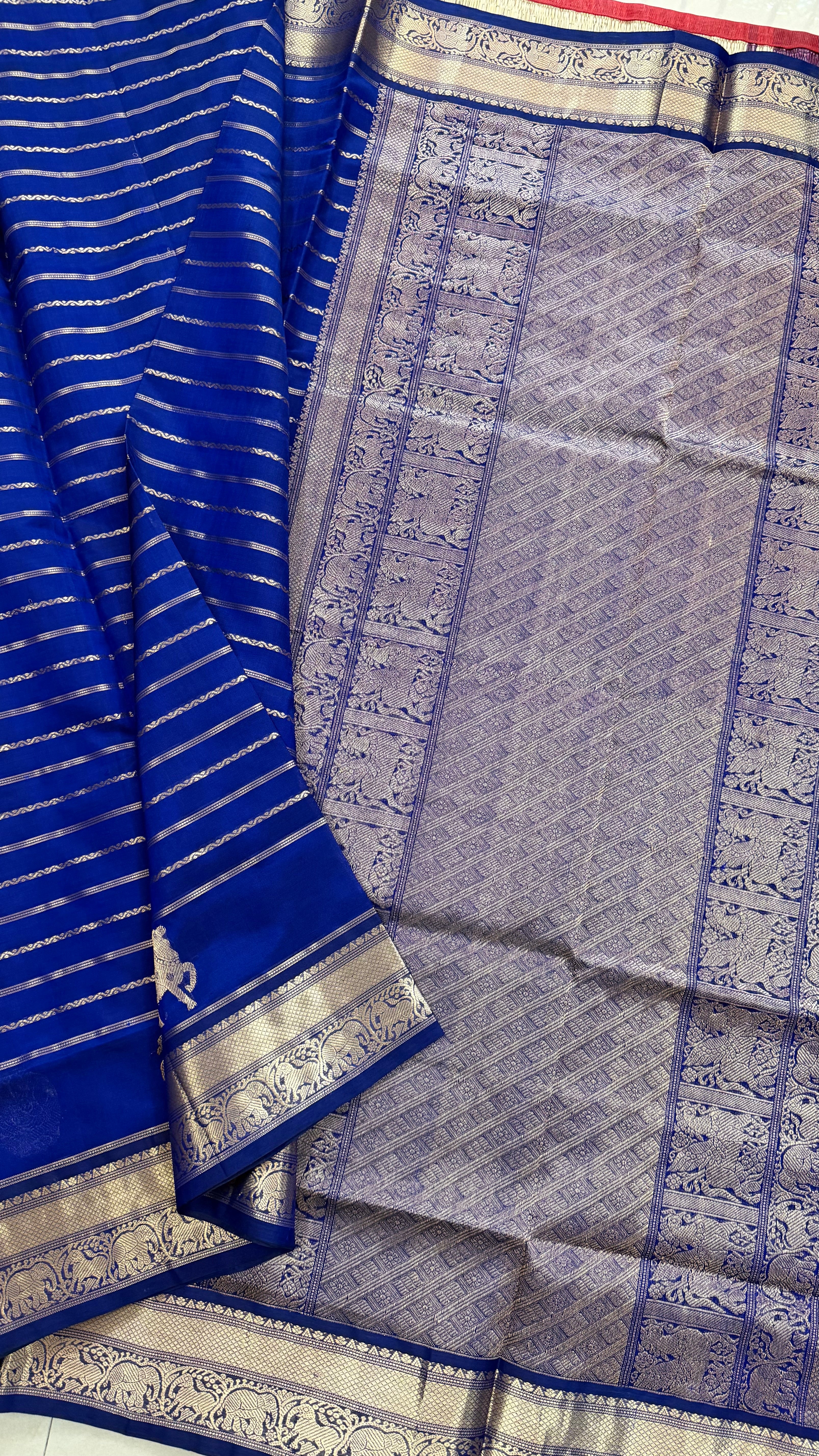 Pichwai veldhari premium silk cotton