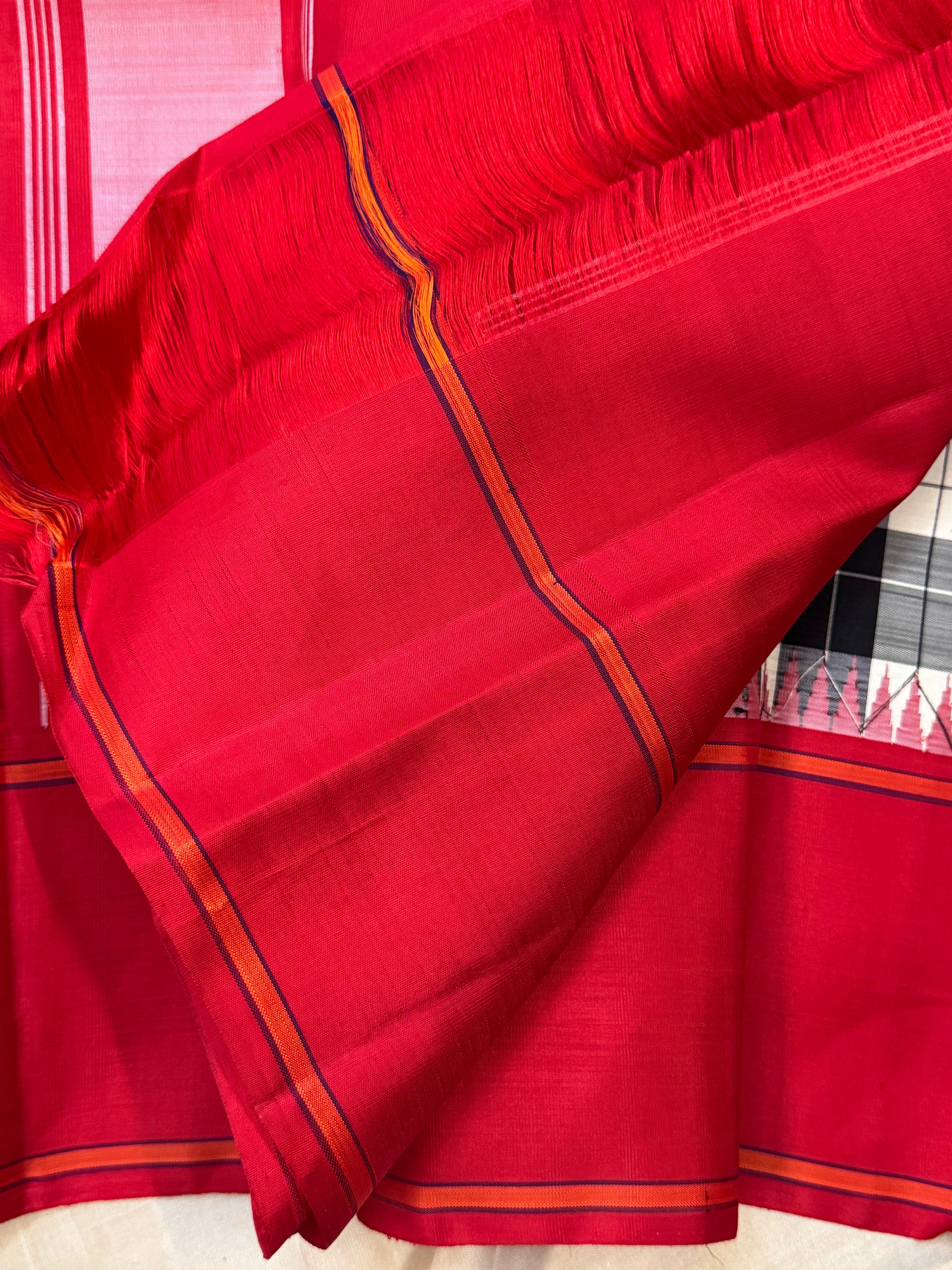 Black and white burberry checks / Arani silk