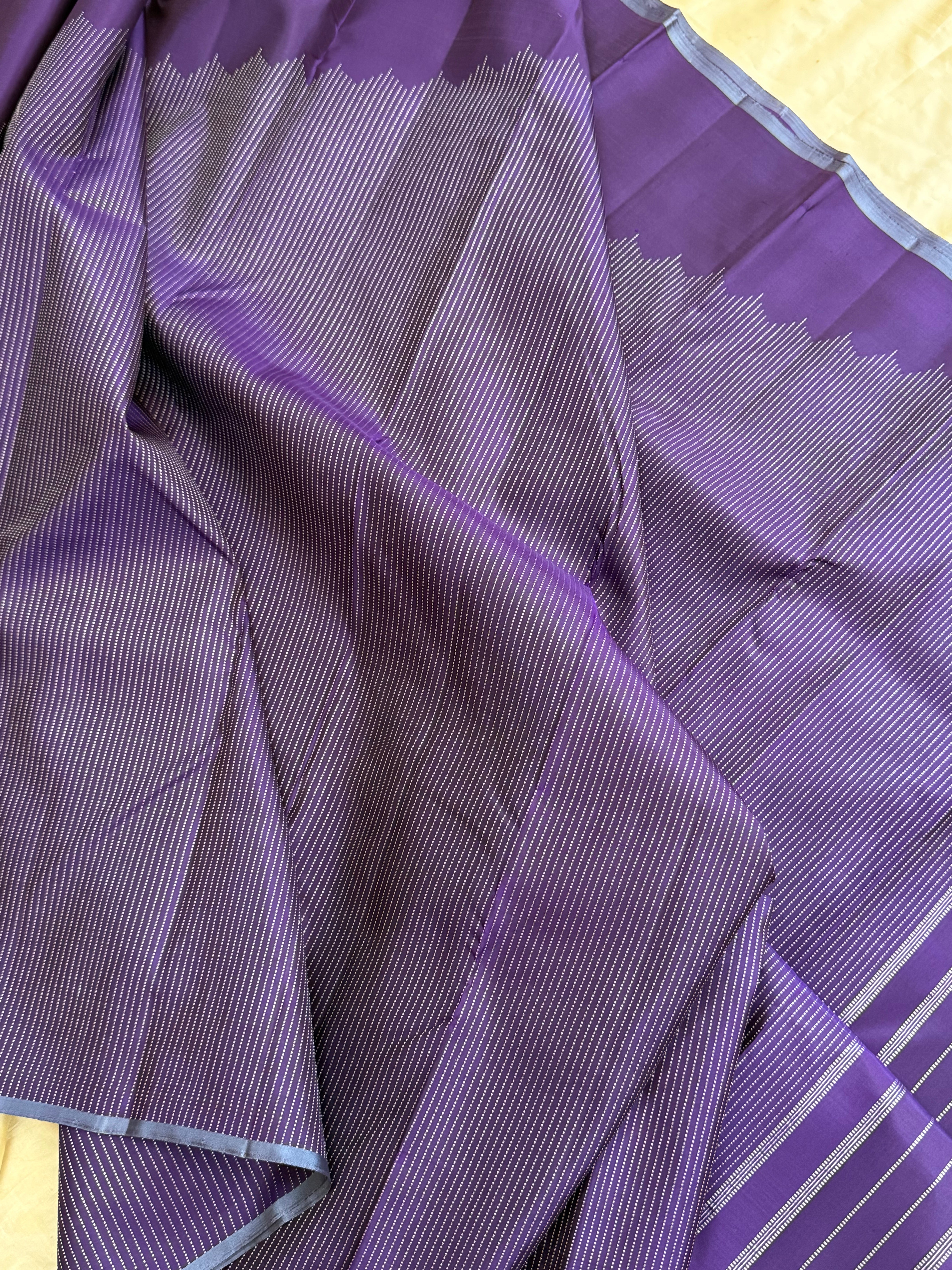 RAISING BODY ZARI LINE /KANJIPURAM SILK SAREE CLSA 10918