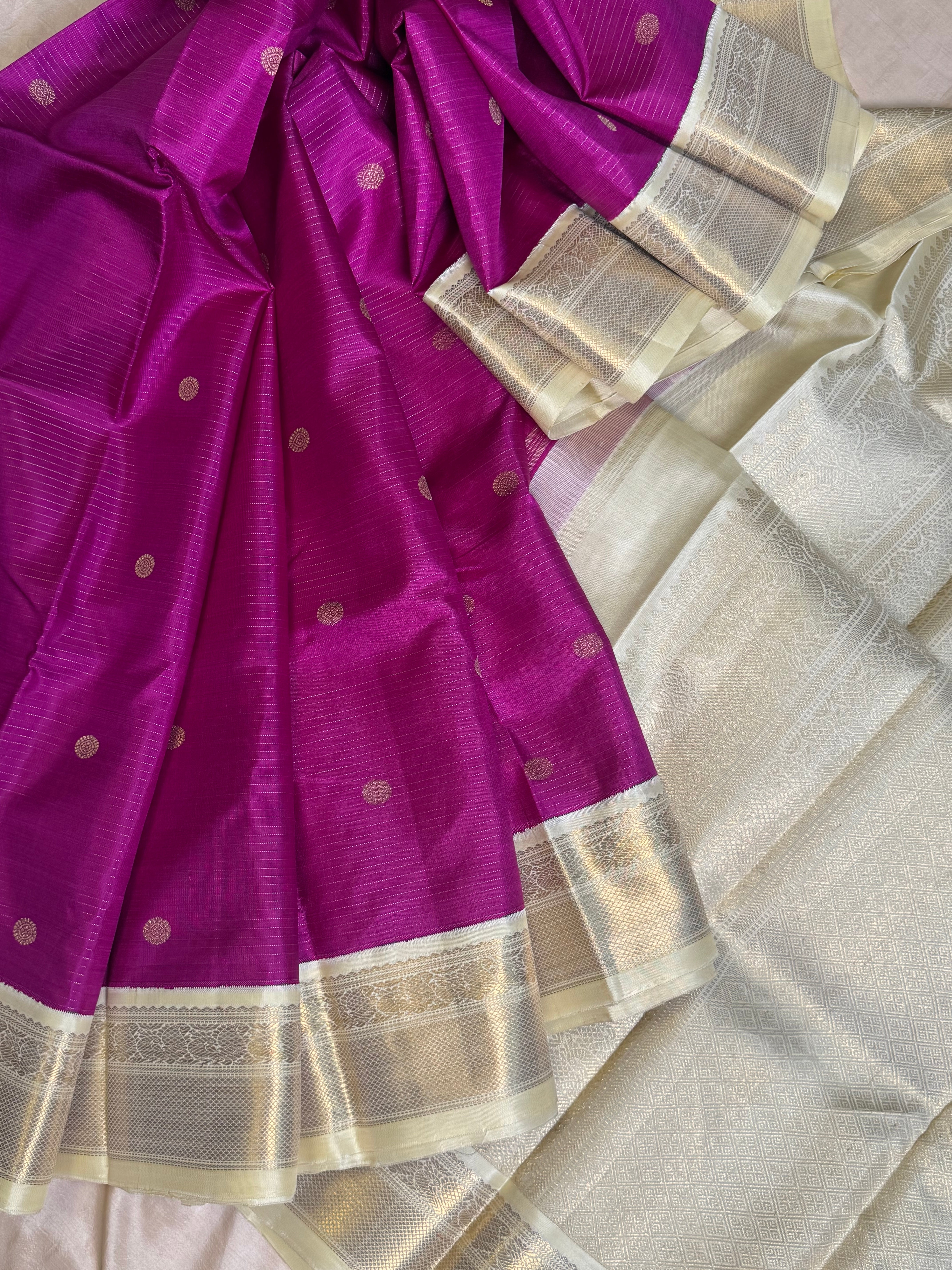 Vadamalli Korvai Vairaoosi / Kanjipuram silk