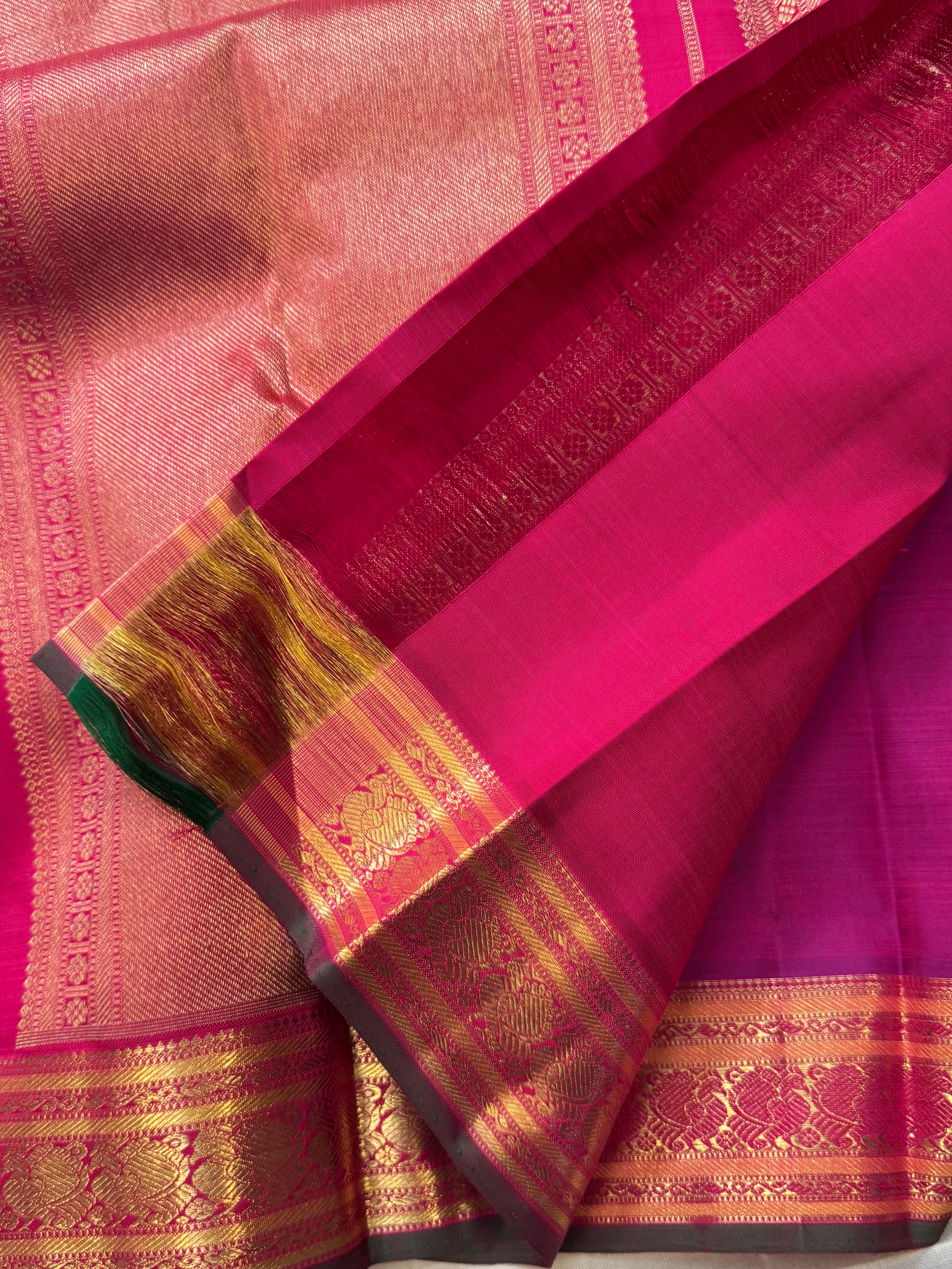 Swapnam :Purplish pink Butta / kanjipuram silk