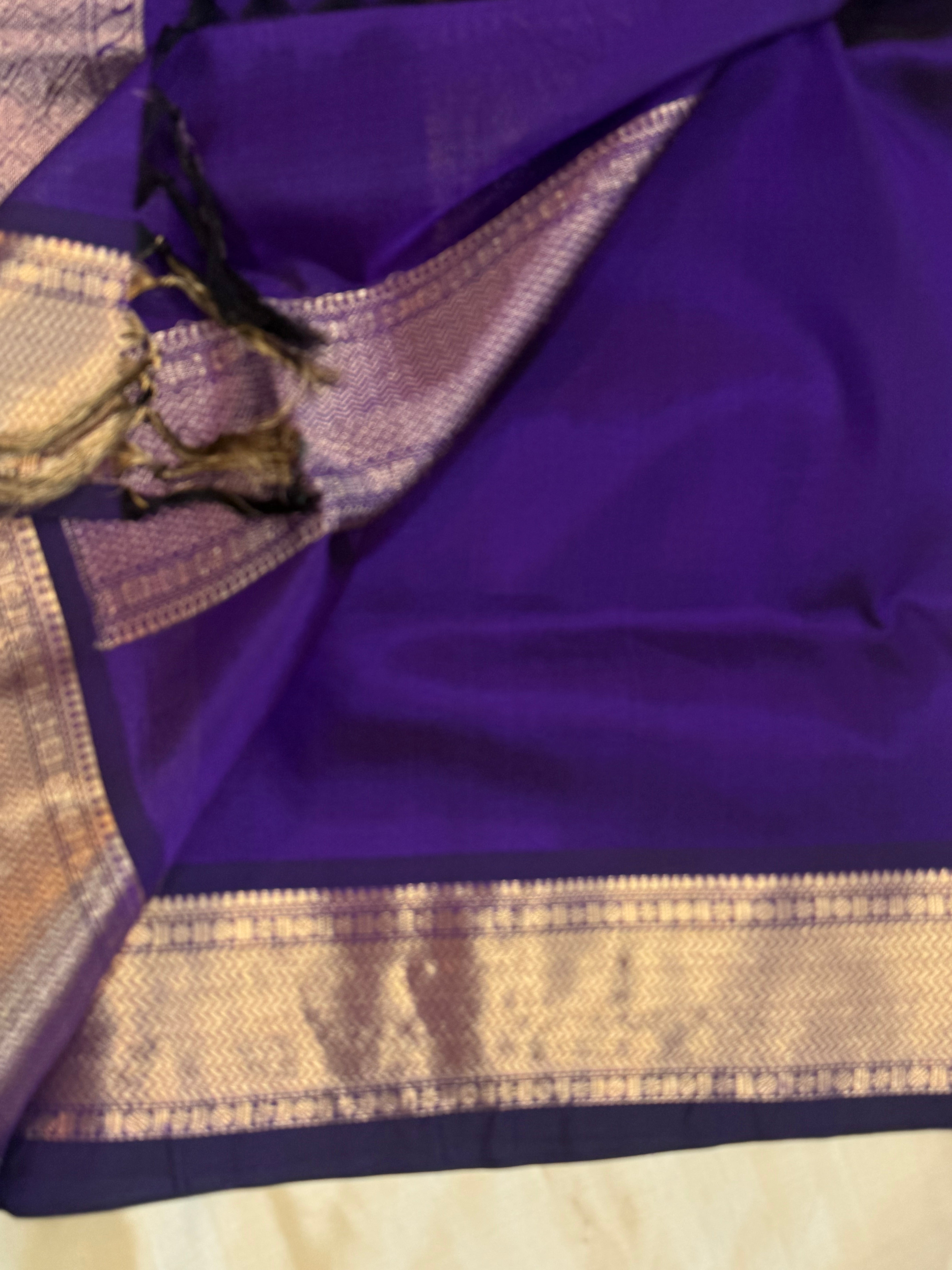 Purple Yazhli pet mercidised premium silk cotton