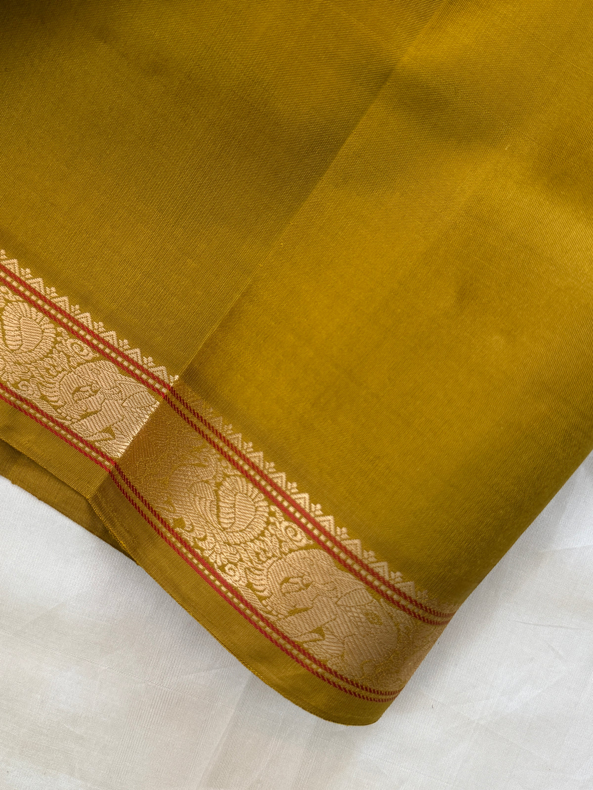 Special edition Ganga Jamuna with double palla Korvai thread Butta silk saree/clsa 12422