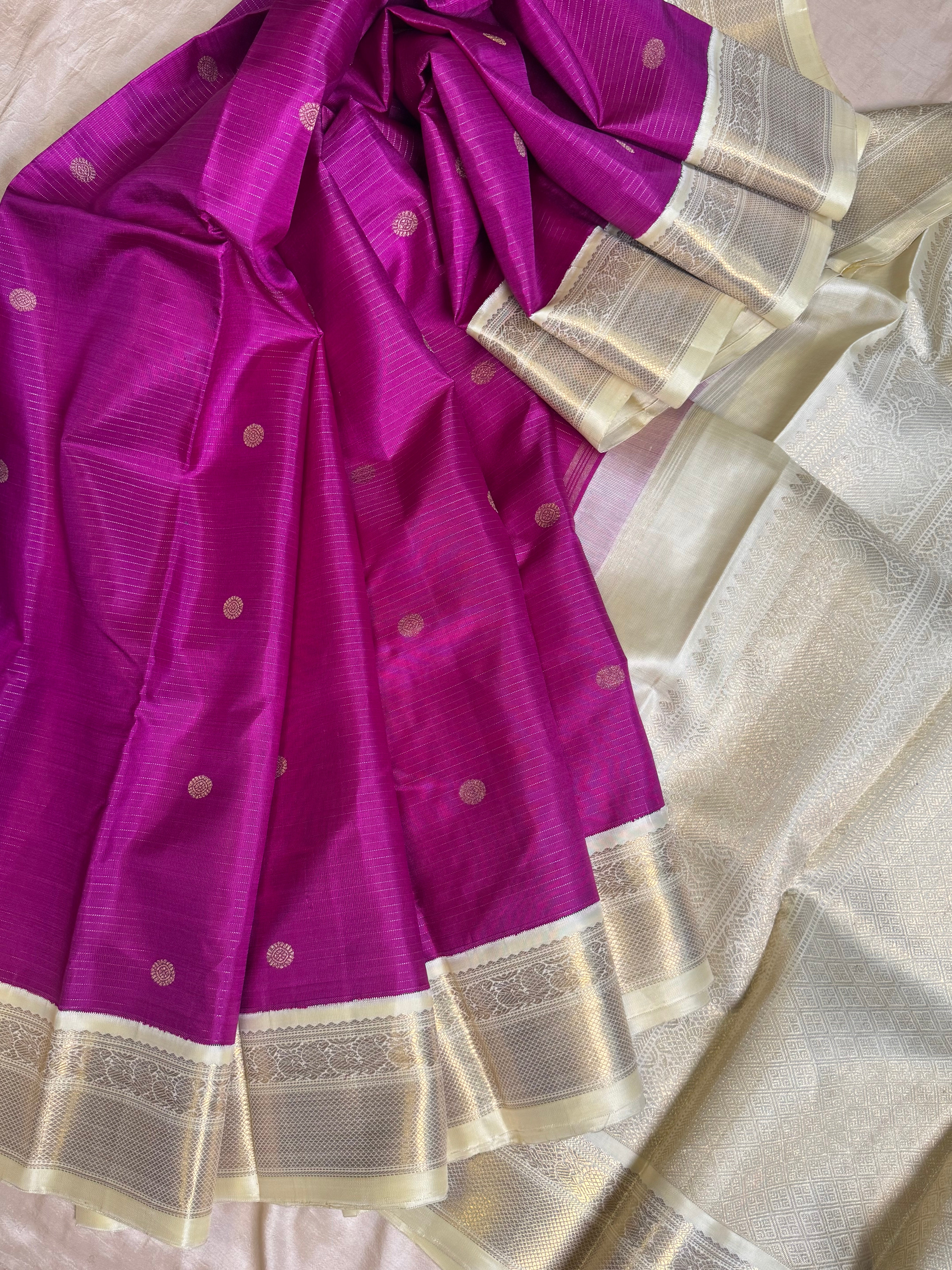Vadamalli Korvai Vairaoosi / Kanjipuram silk