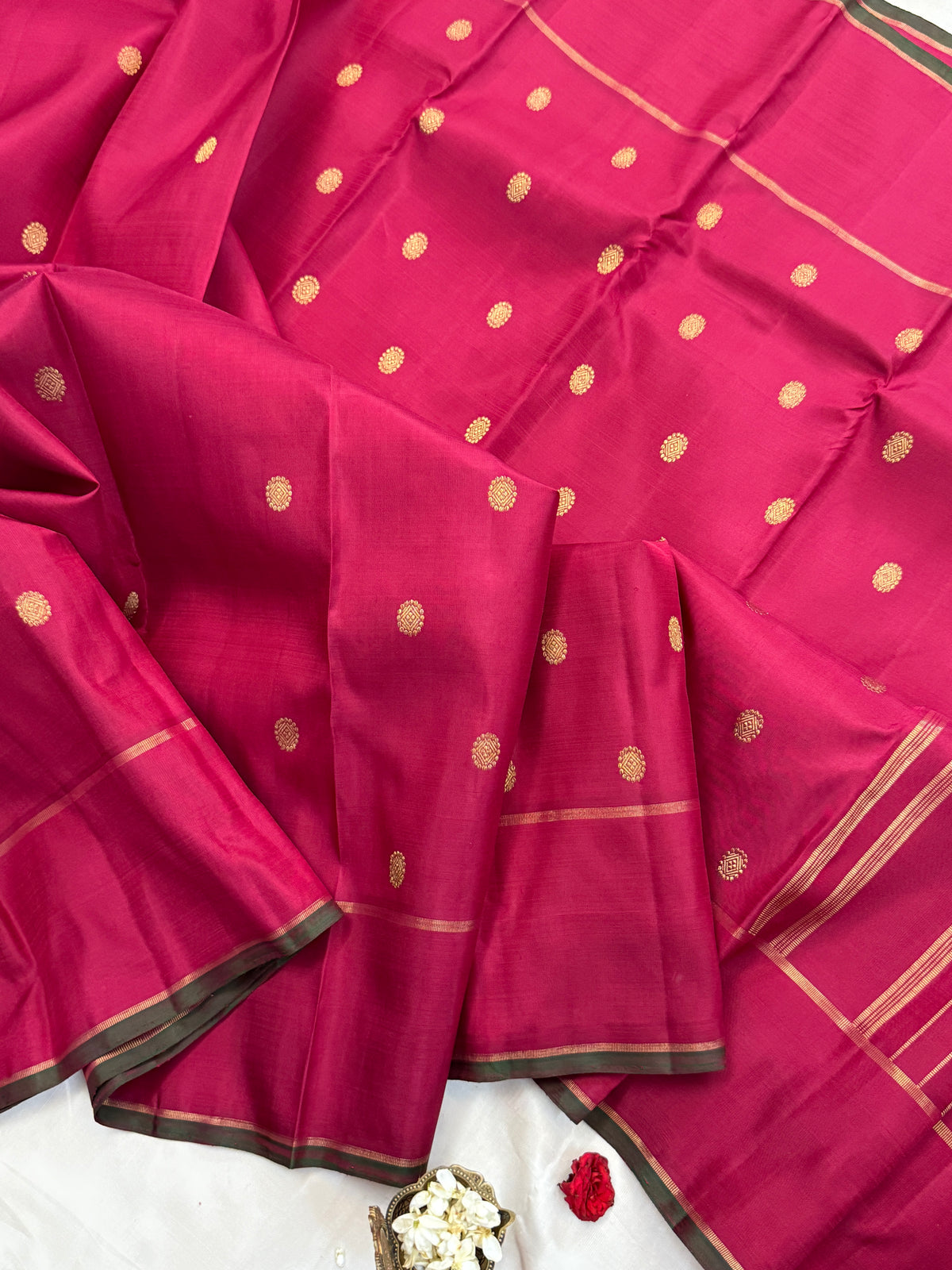 Arakku butta/Kanjipuram silk saree clsa 11643