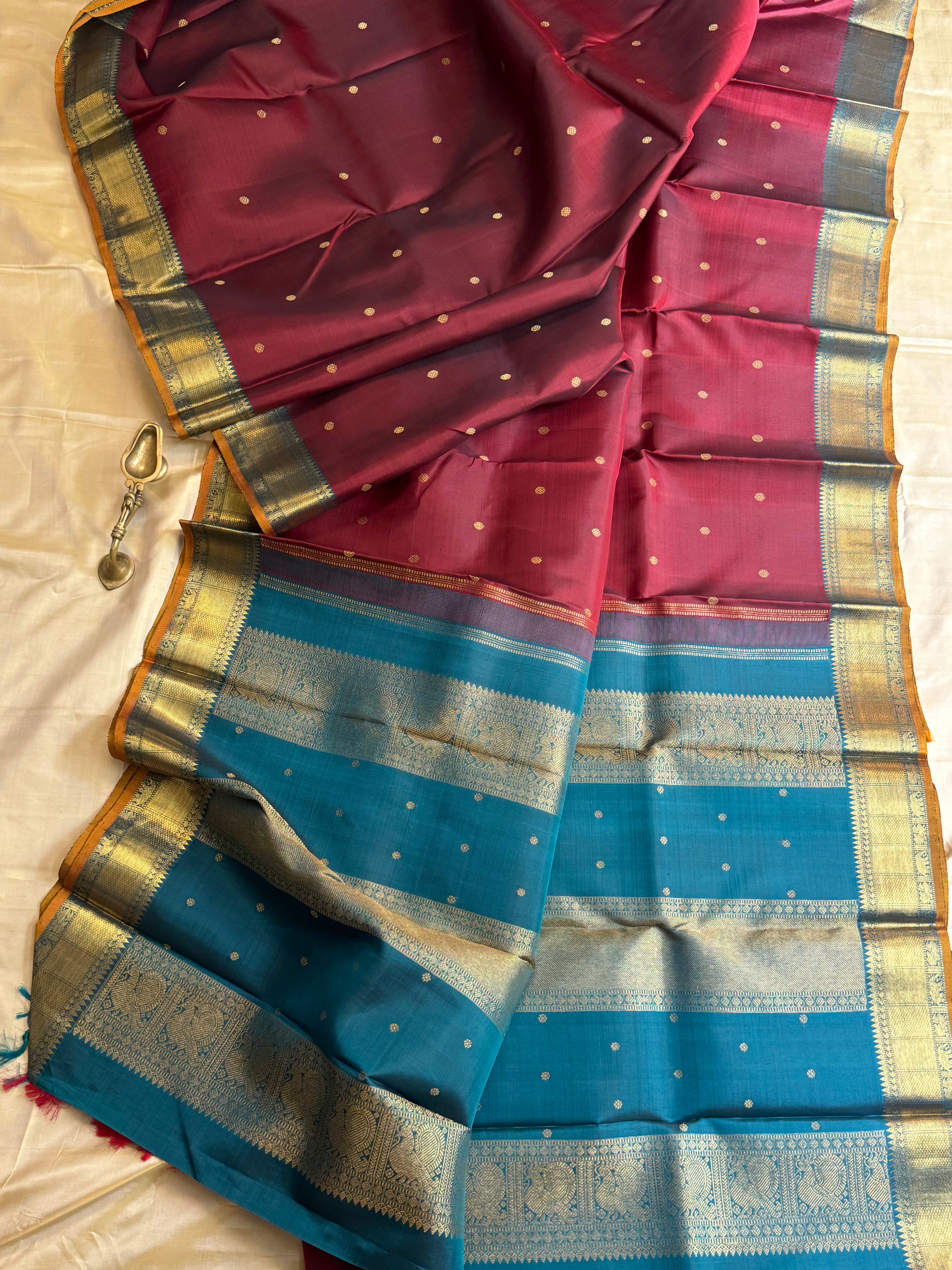 Swapnam: Merron star Butta / kanjipuram silk