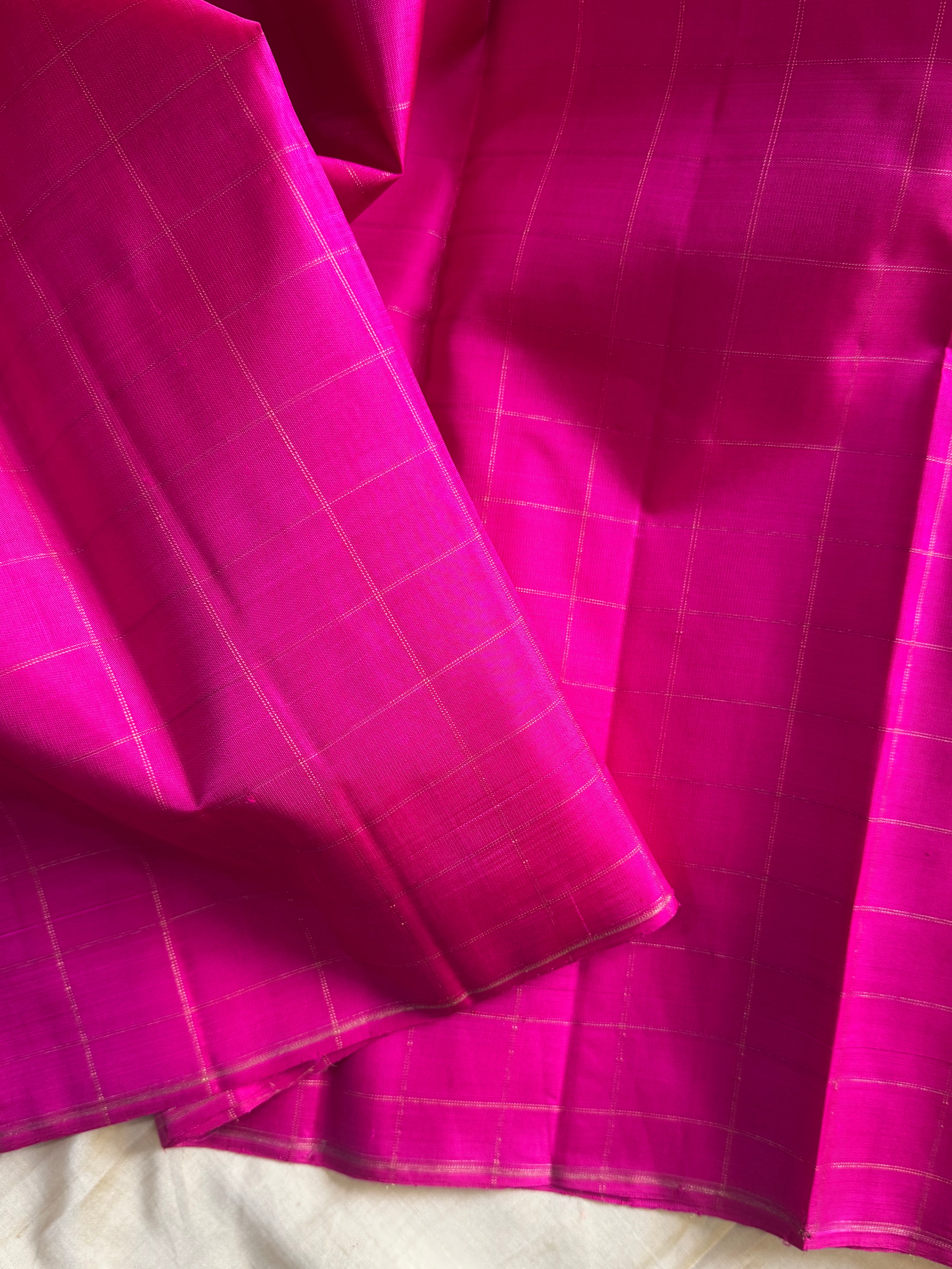 Pink Zari Kattam kanjipuram silk