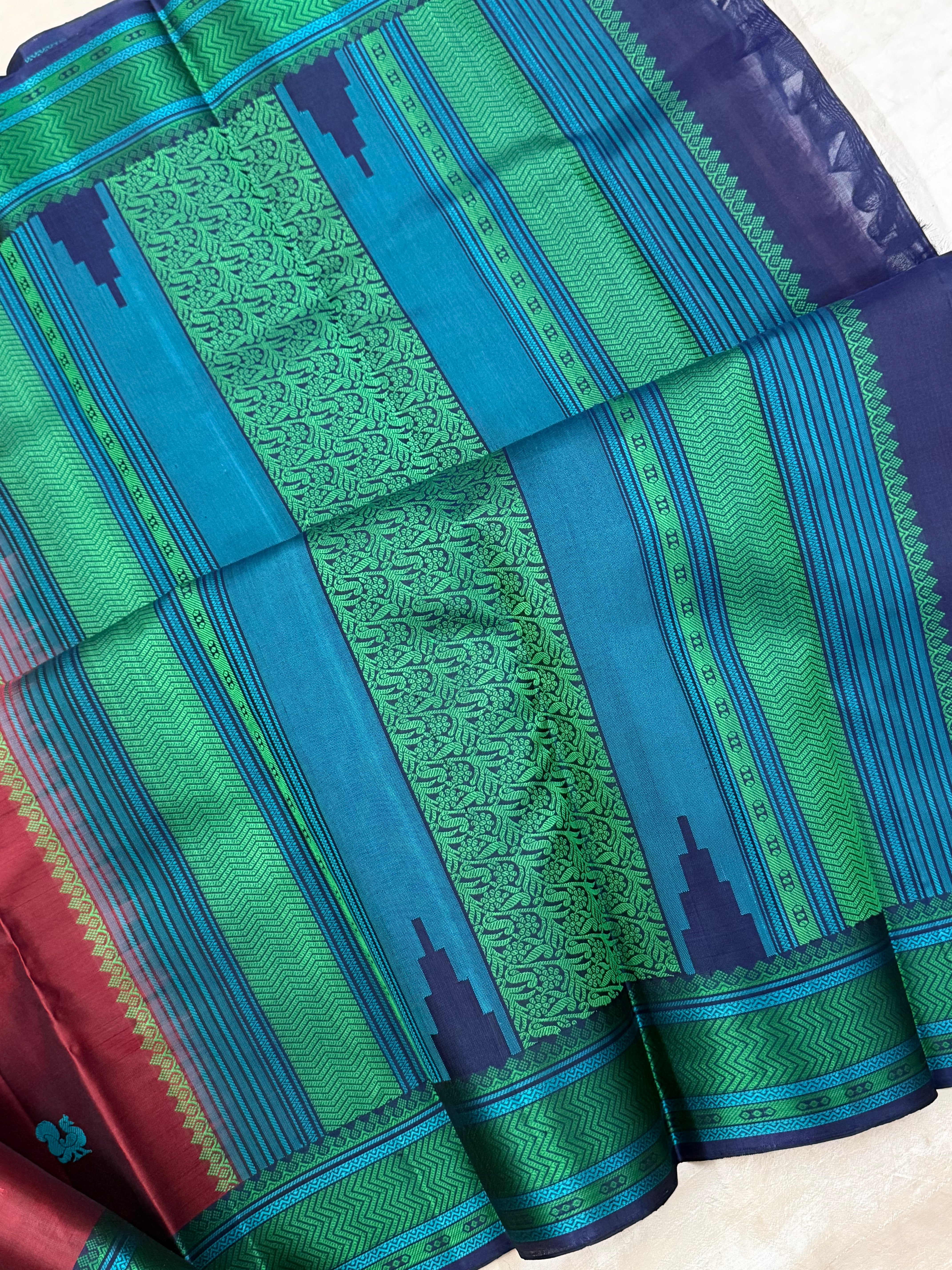 Araku vibrant annam body butta / Varnangal Soft Silk