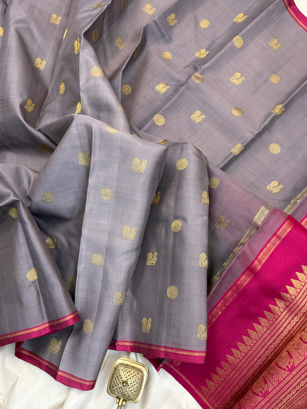 Organza / pure Zari Kanjipuram clsa12535