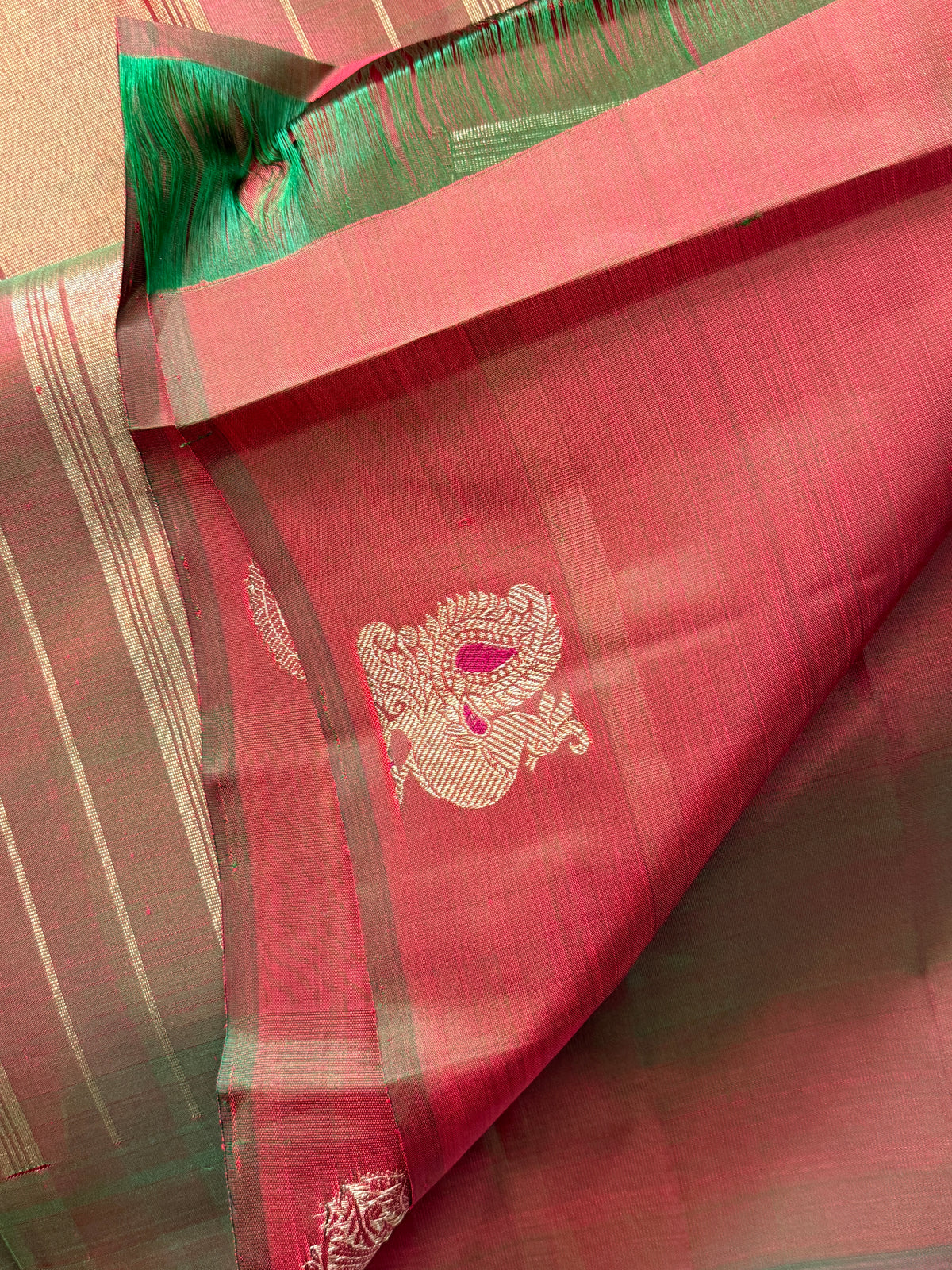 Manthulir border Zari butta / kanjipuram silk saree clsa 11921
