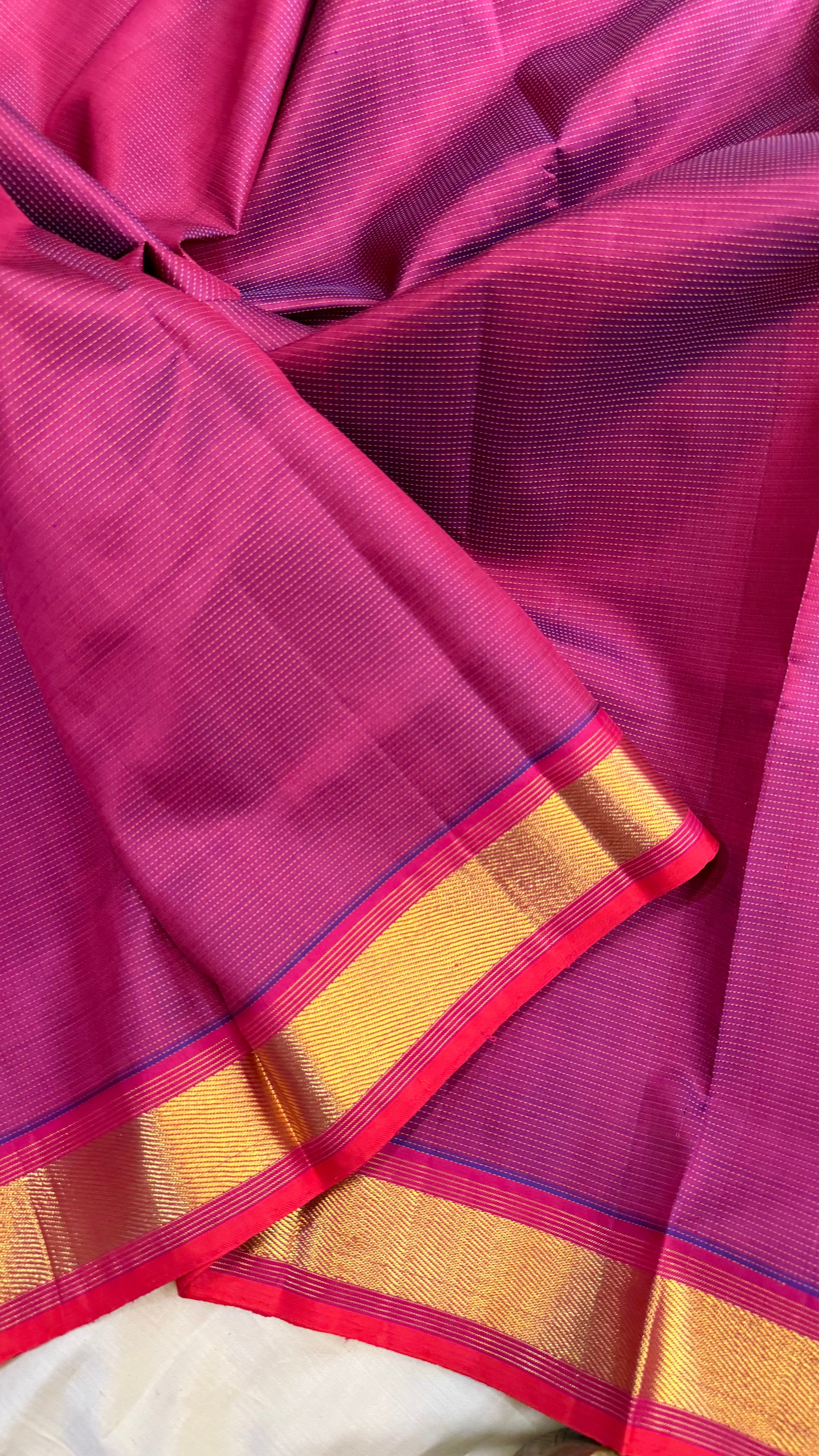 Magenta pink / Arani silk