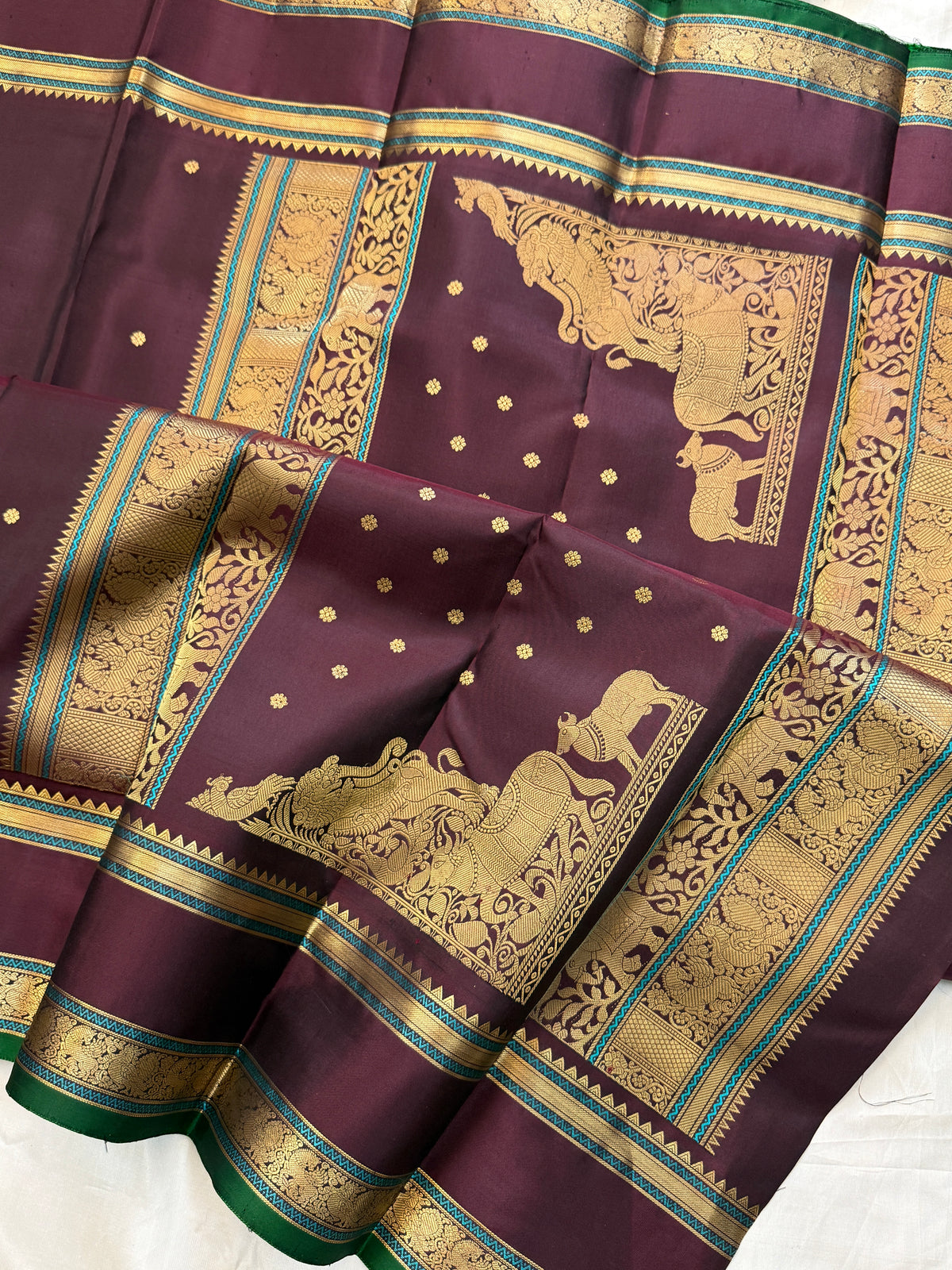 special edition- unique pallu and pure silk sarees clsa 12569