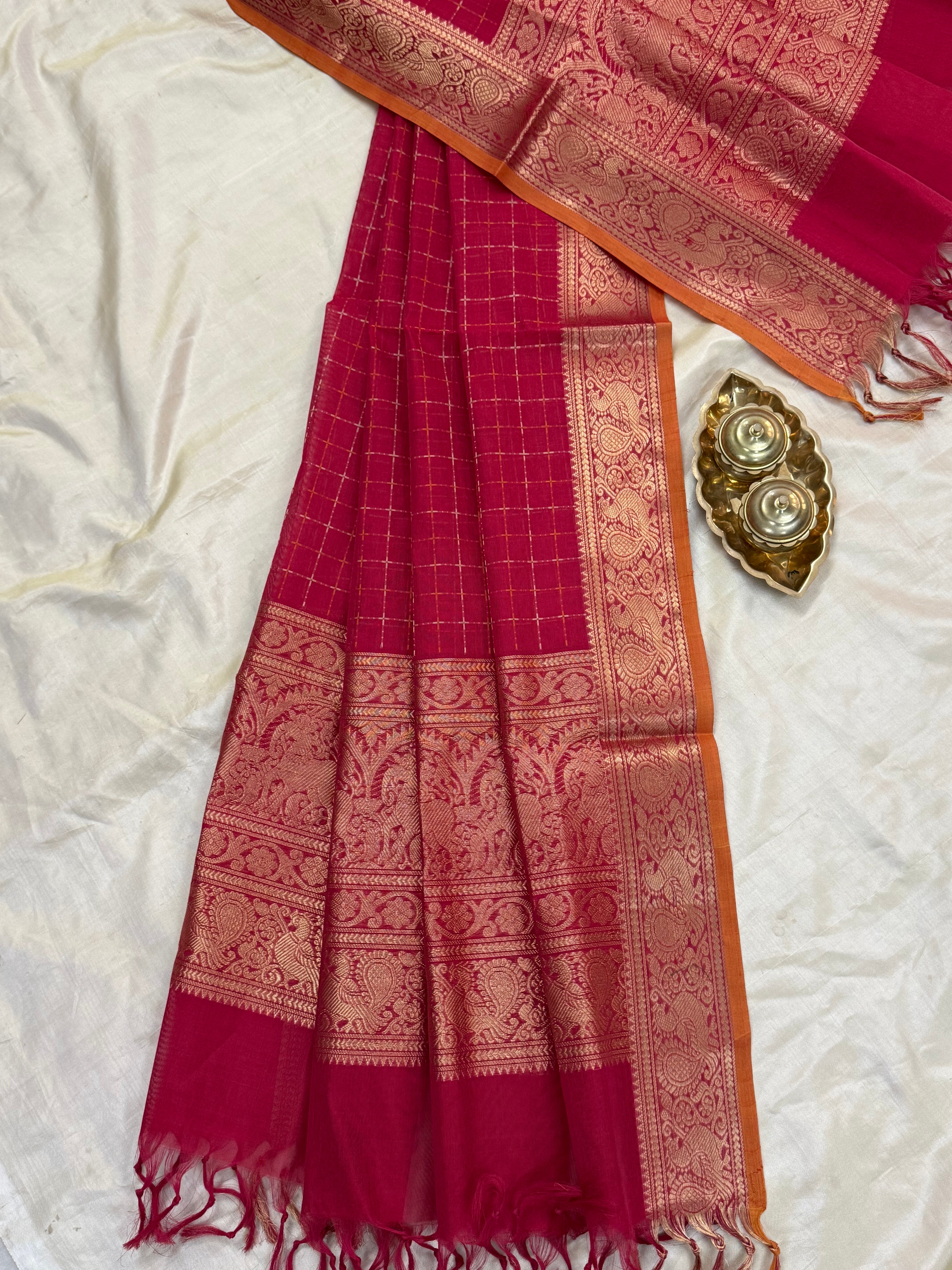 DUPPATTA IN PURE SILK COTTON/CLSA10783