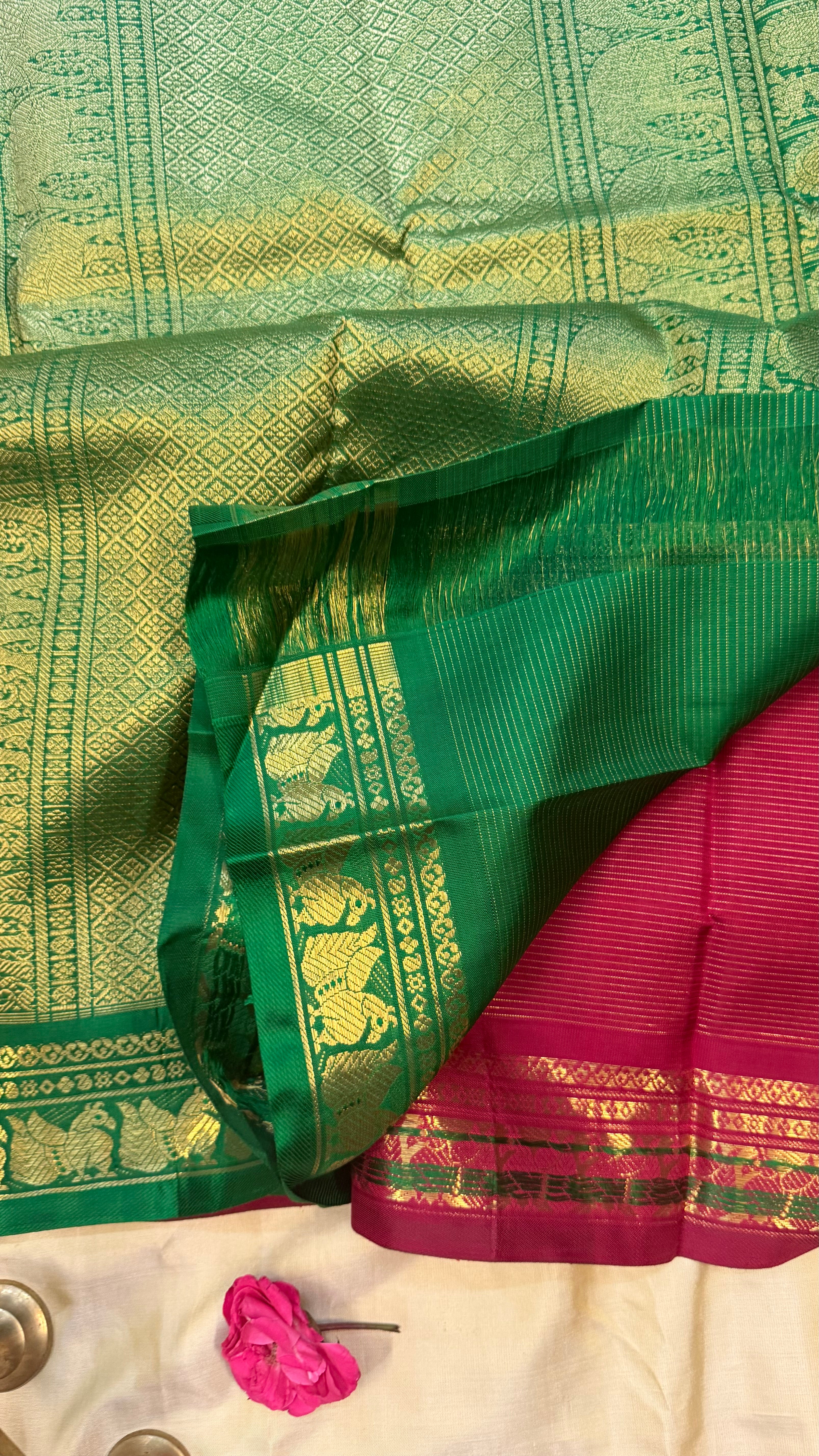 Araku Vairaoosi / Kanjipuram silk