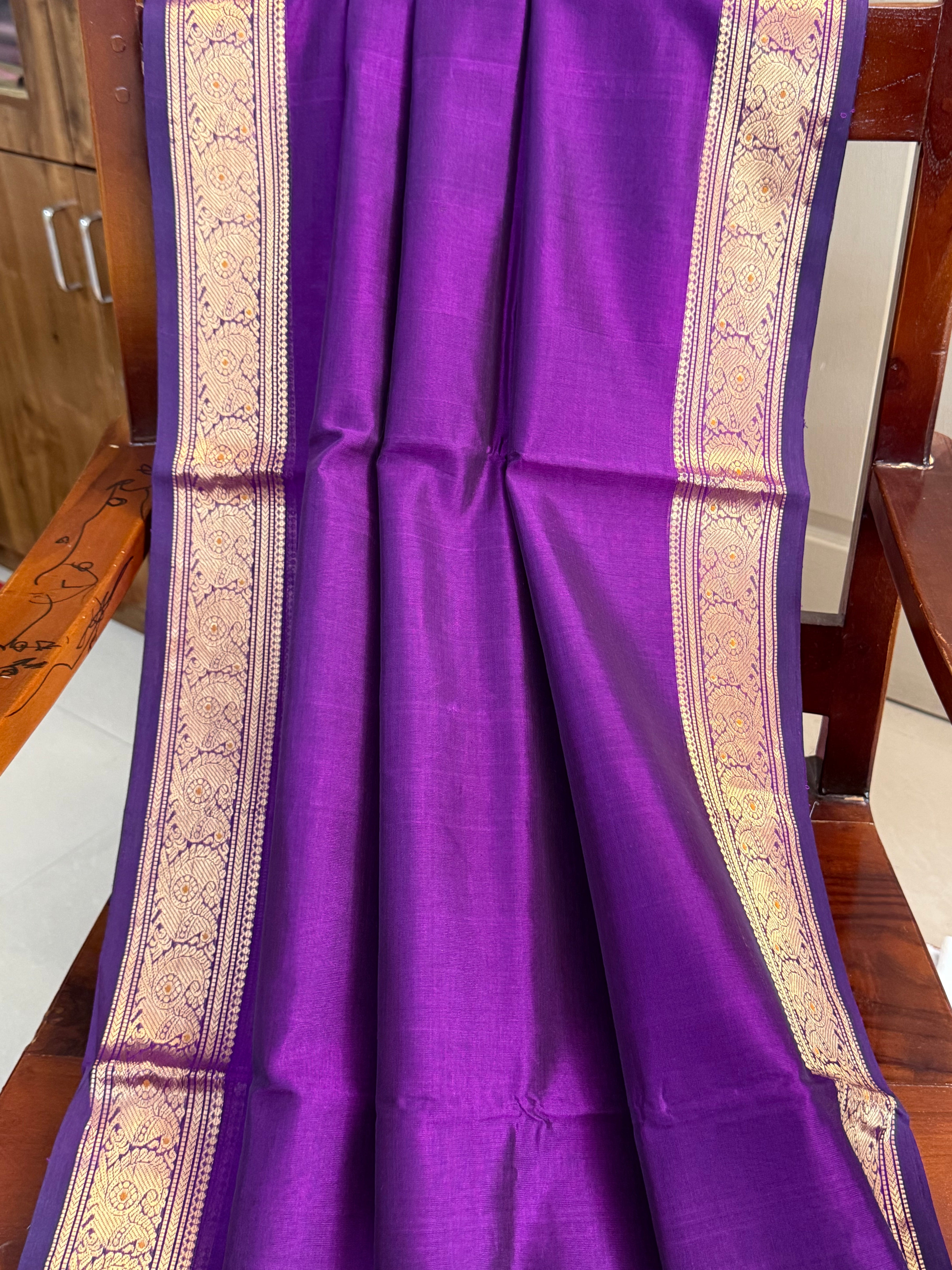 Vadamalli unique pallu / Silk Cotton