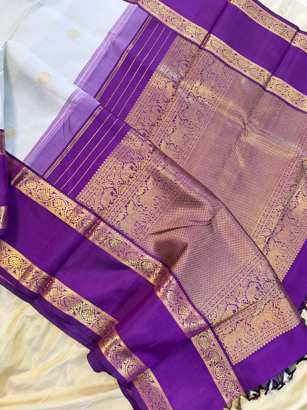 Eeyam retta pet. / pure Kanjipuram silk