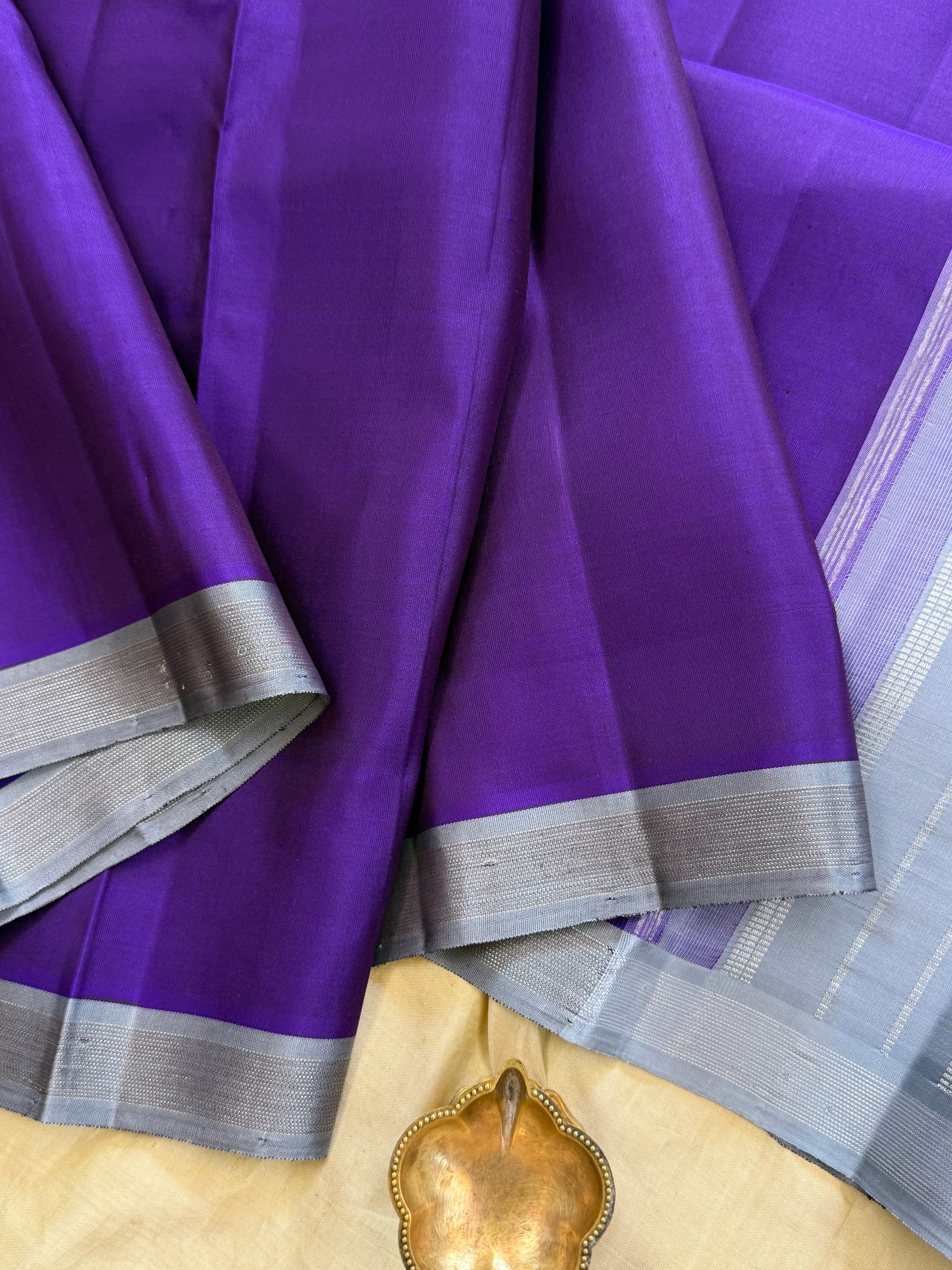 PURPLE BODY / KANCHIPURAM SILK SAREE CLSA 10921