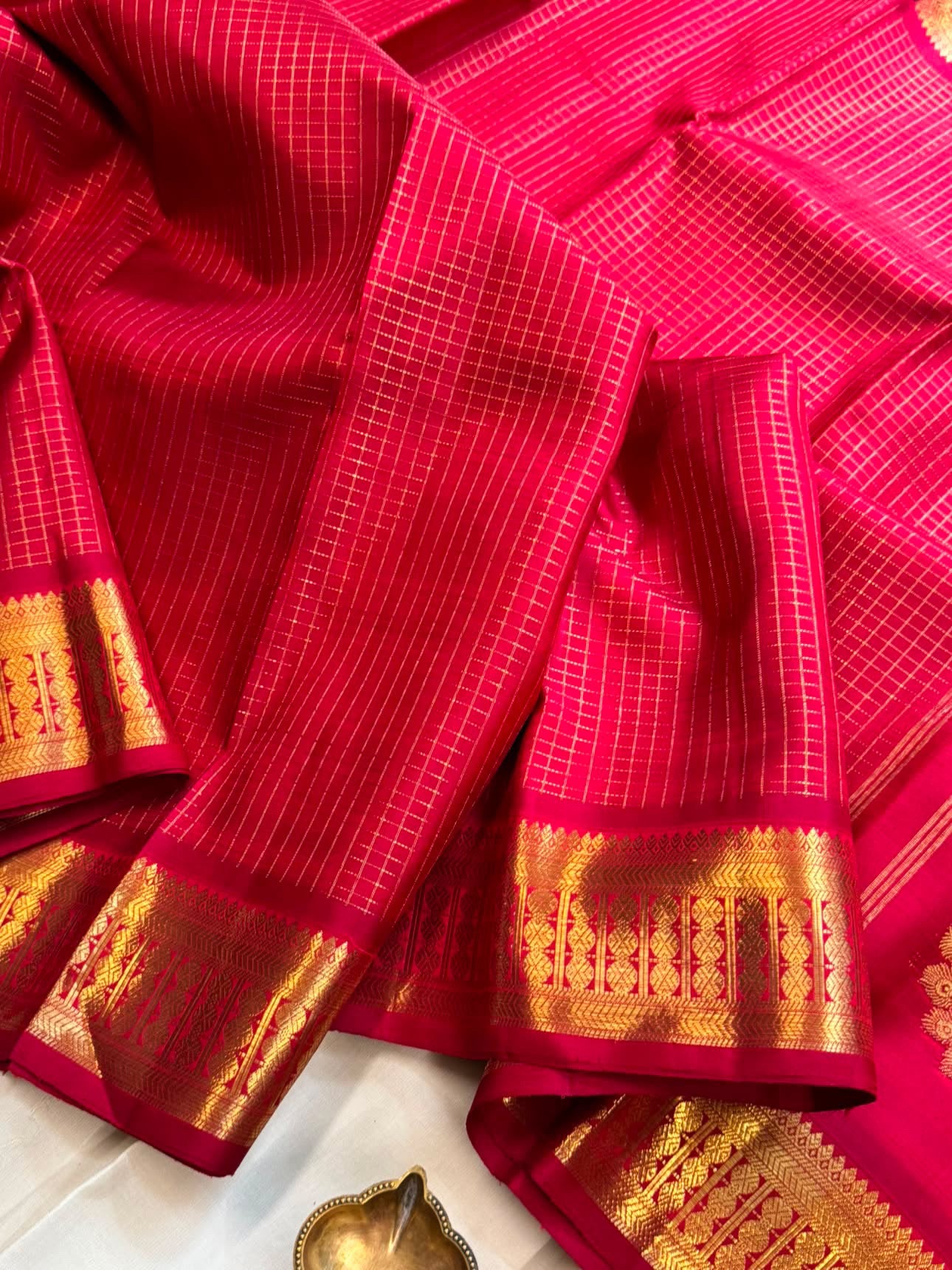 Arakku pure Zari Kattam / kanjipuram silk saree CLSA 4775