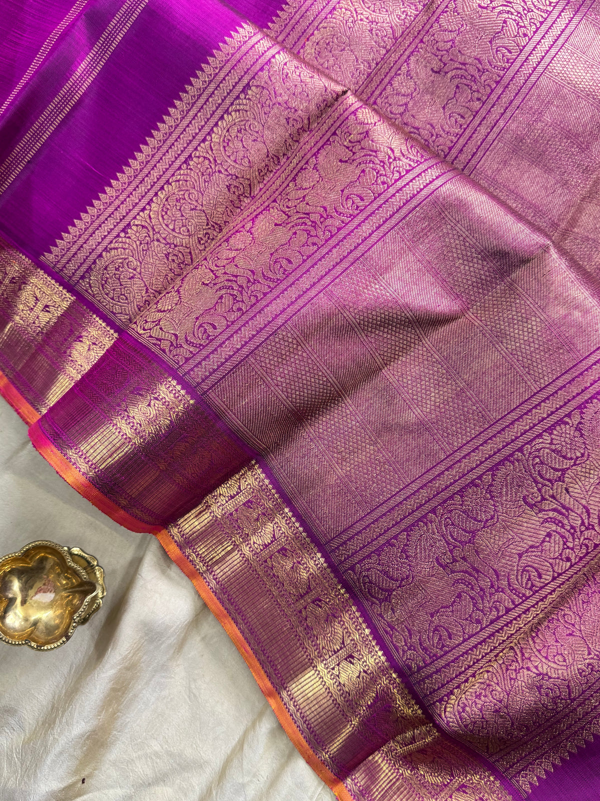 Vadamalli body with pure zari/kanjipuram silk saree clsa 11766