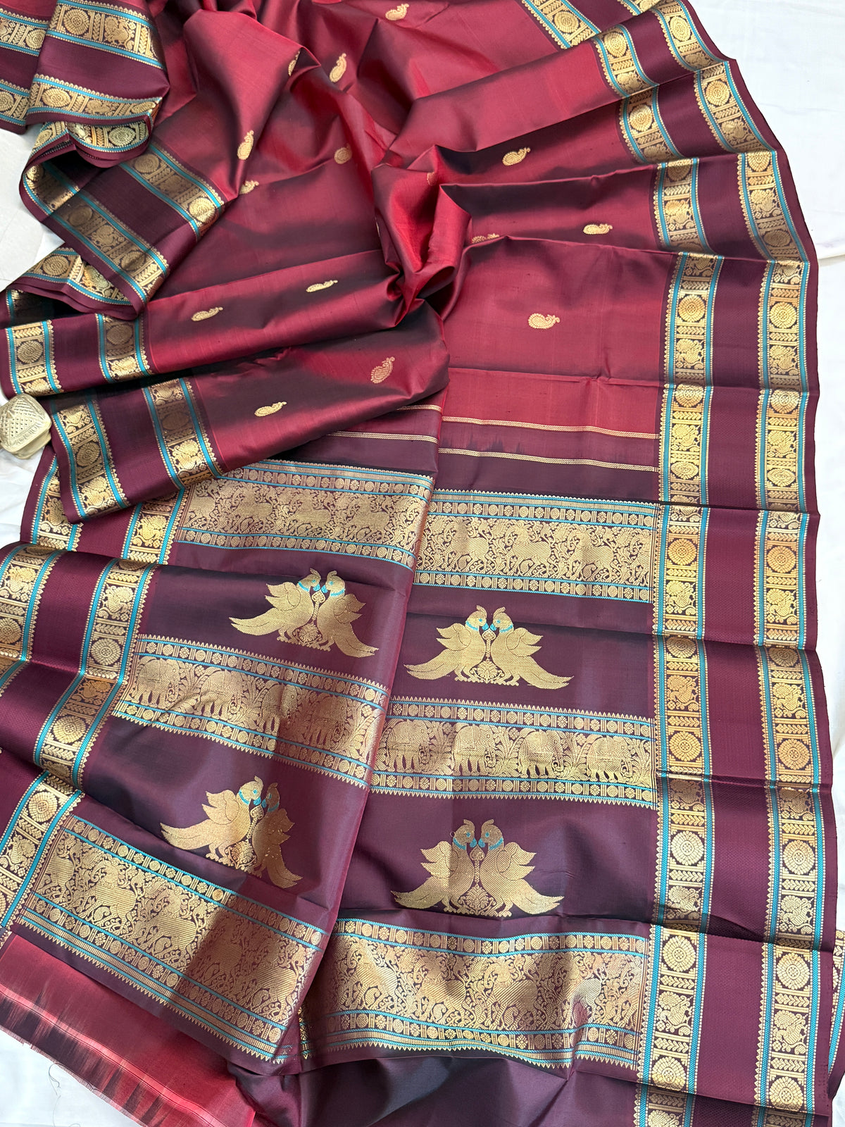special edition- unique pallu and pure silk sarees clsa 12558