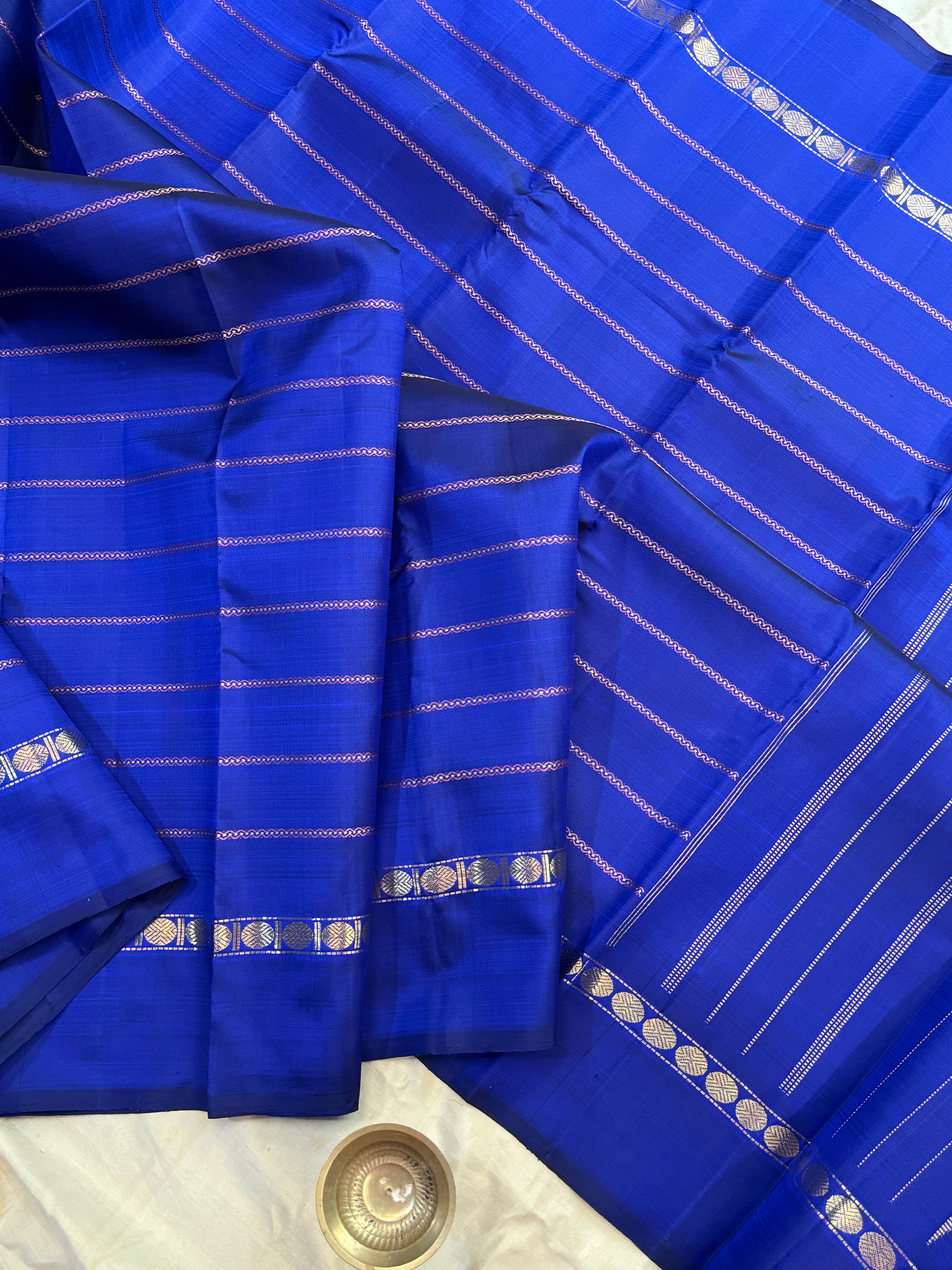 Ms blue veldhari / Kanjipuram silk
