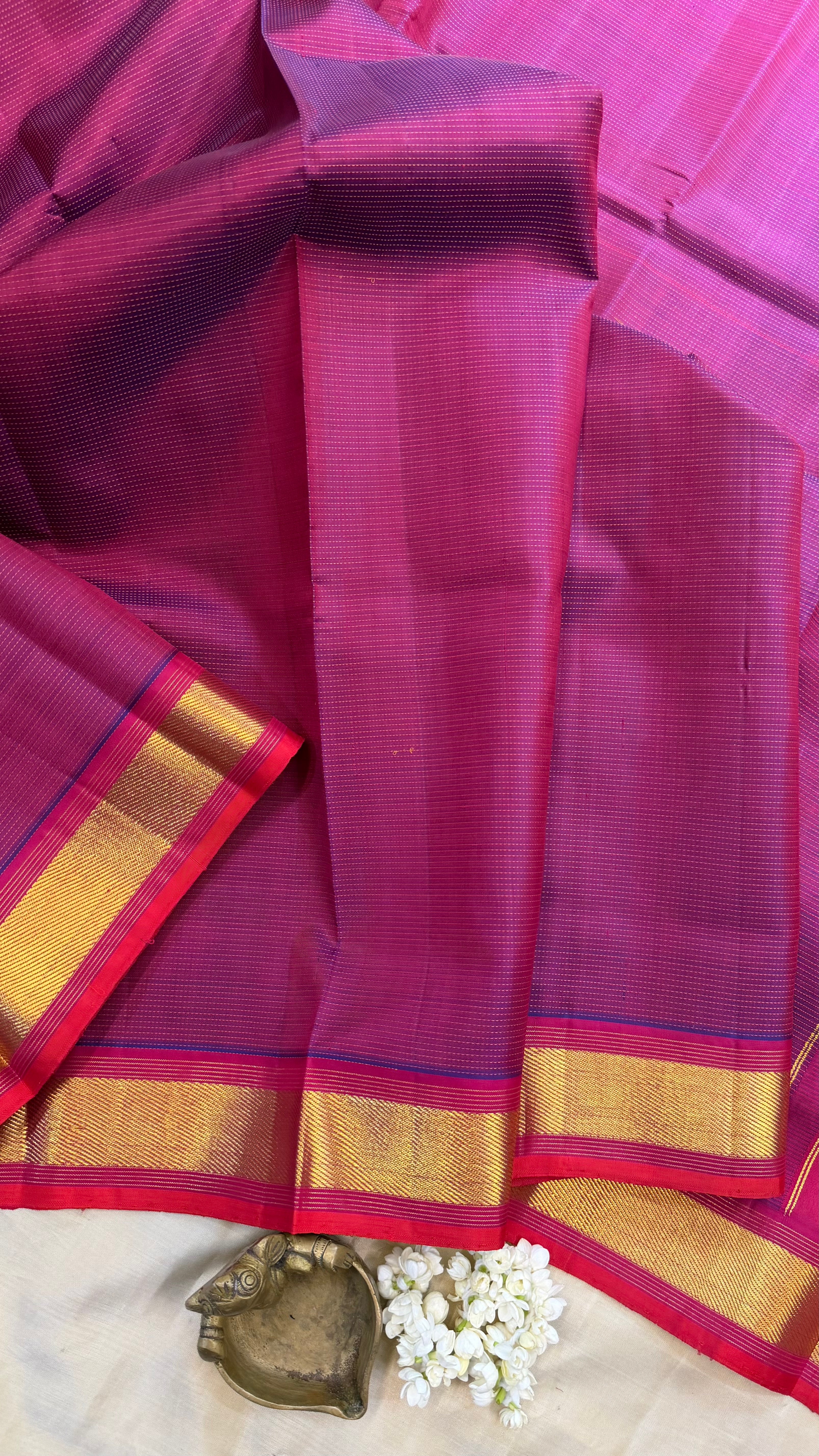 Magenta pink / Arani silk