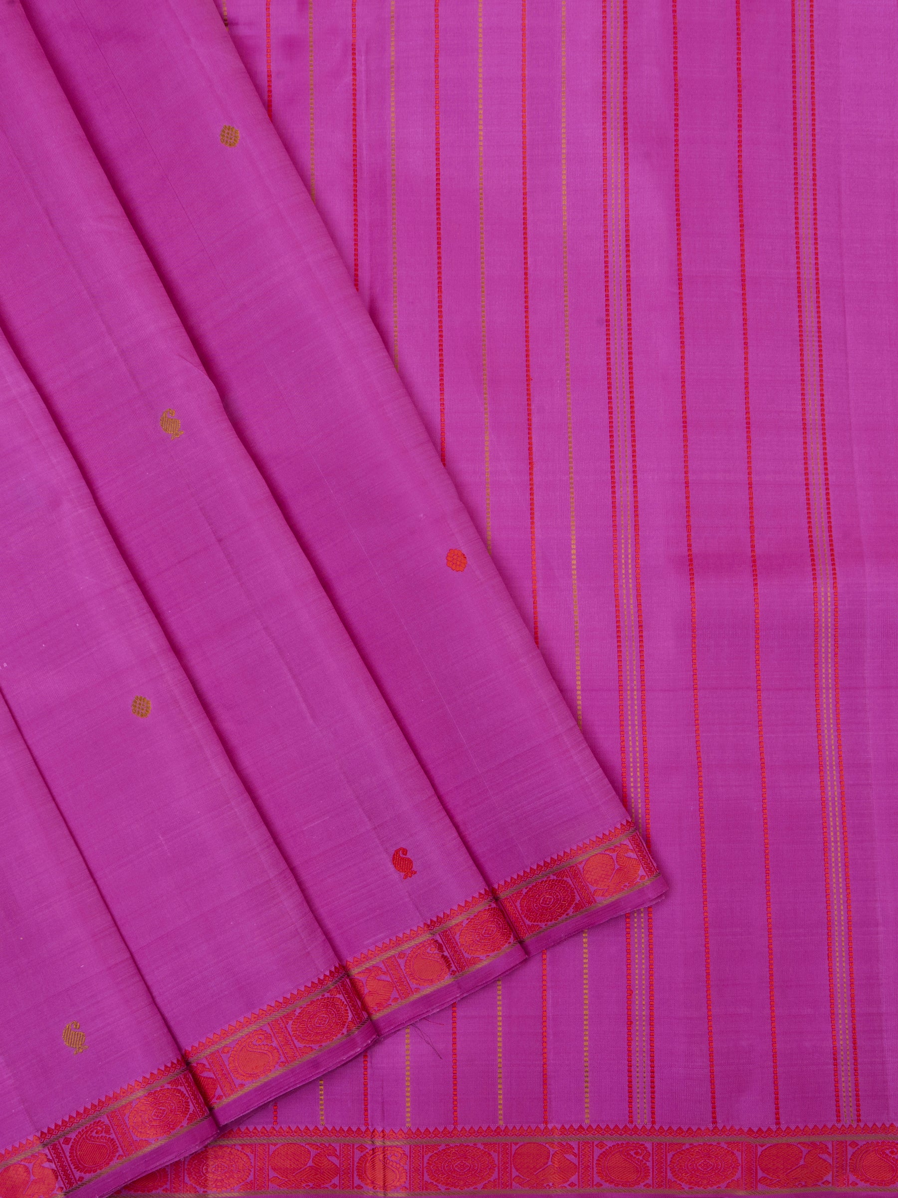 Pink thread work / Arani silk CLSA4638