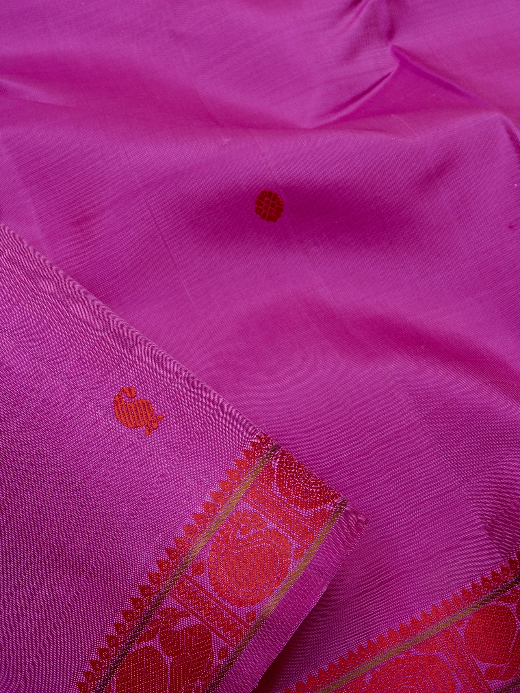 Pink thread work / Arani silk CLSA4638