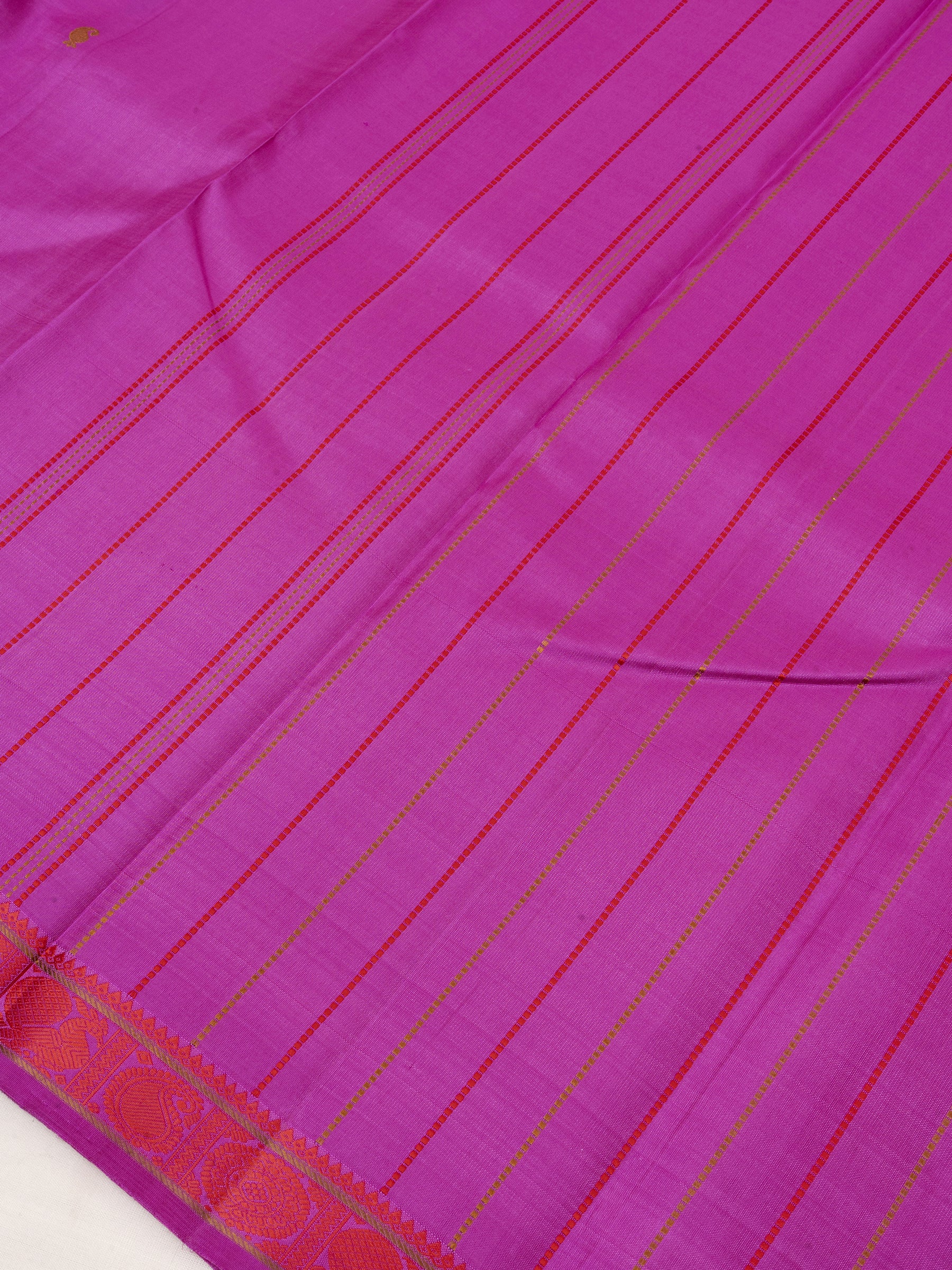 Pink thread work / Arani silk CLSA4638