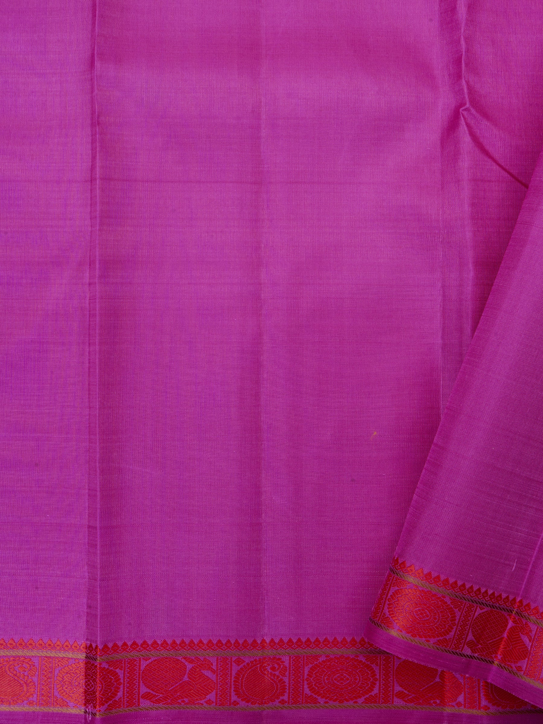 Pink thread work / Arani silk CLSA4638