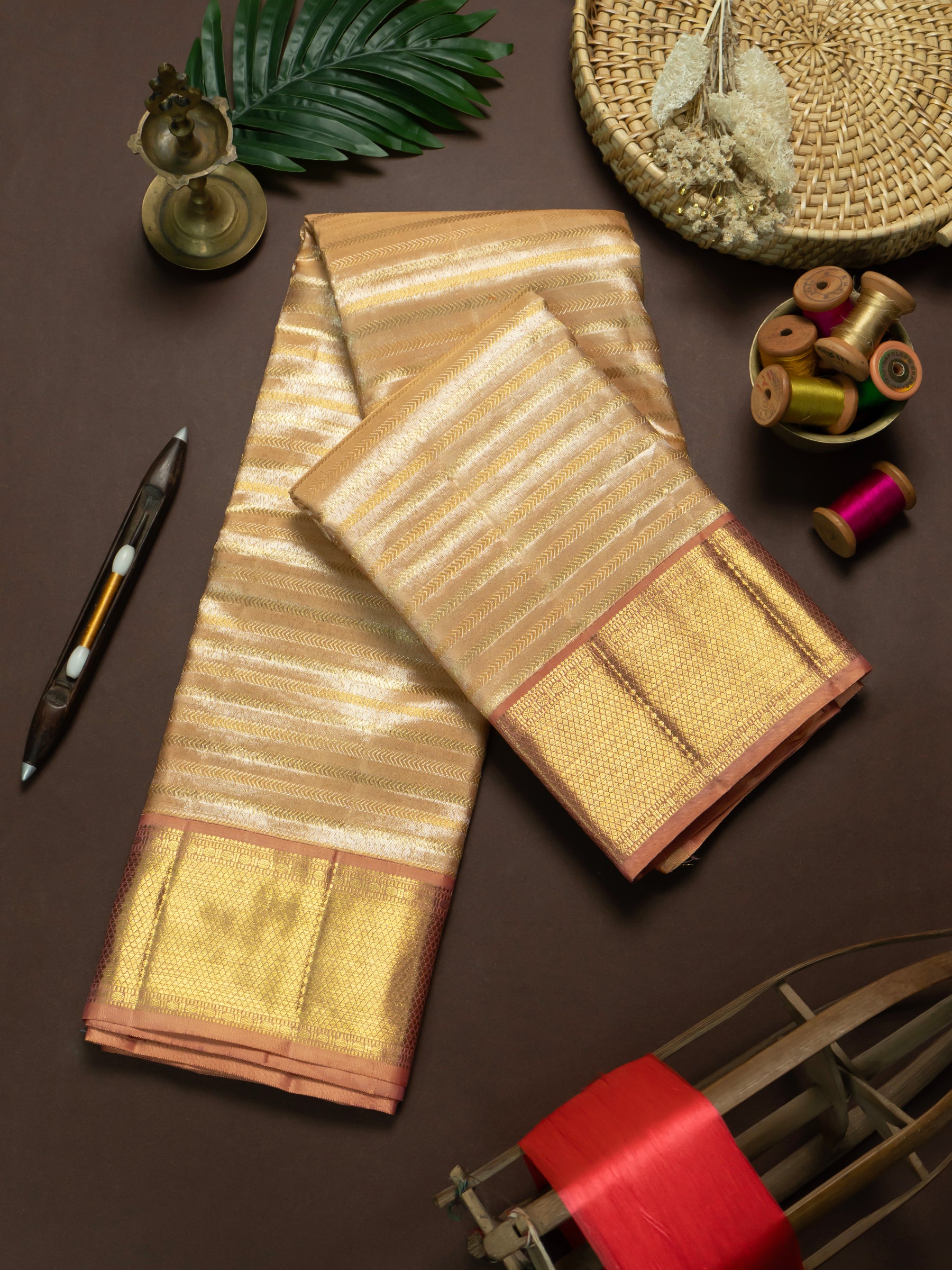 Bridal tissue Kanjivaram Silk Saree CLSA5441