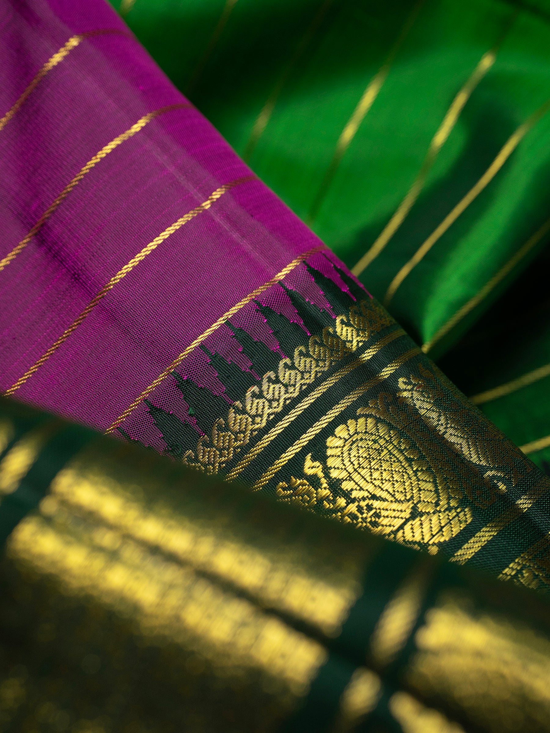 Vintage style Paalum pazhamum Korvai / Kanjipuram Silk Saree CLSA11642