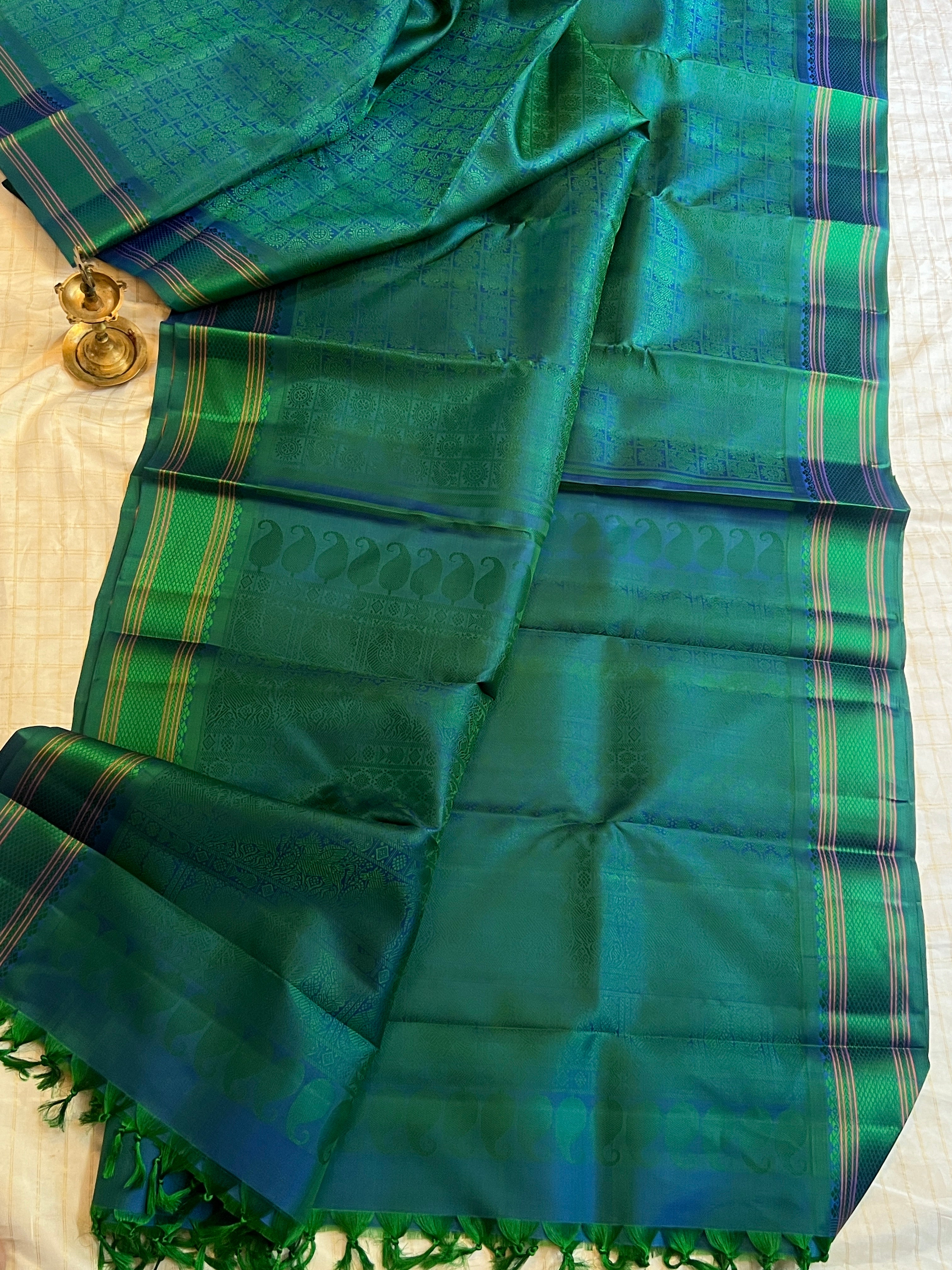 1000 butta Thread work / Kanjipuram silk CLSA9870