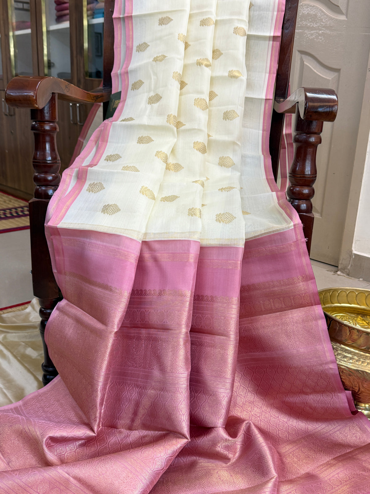 Organza silk saree / clsa 11133