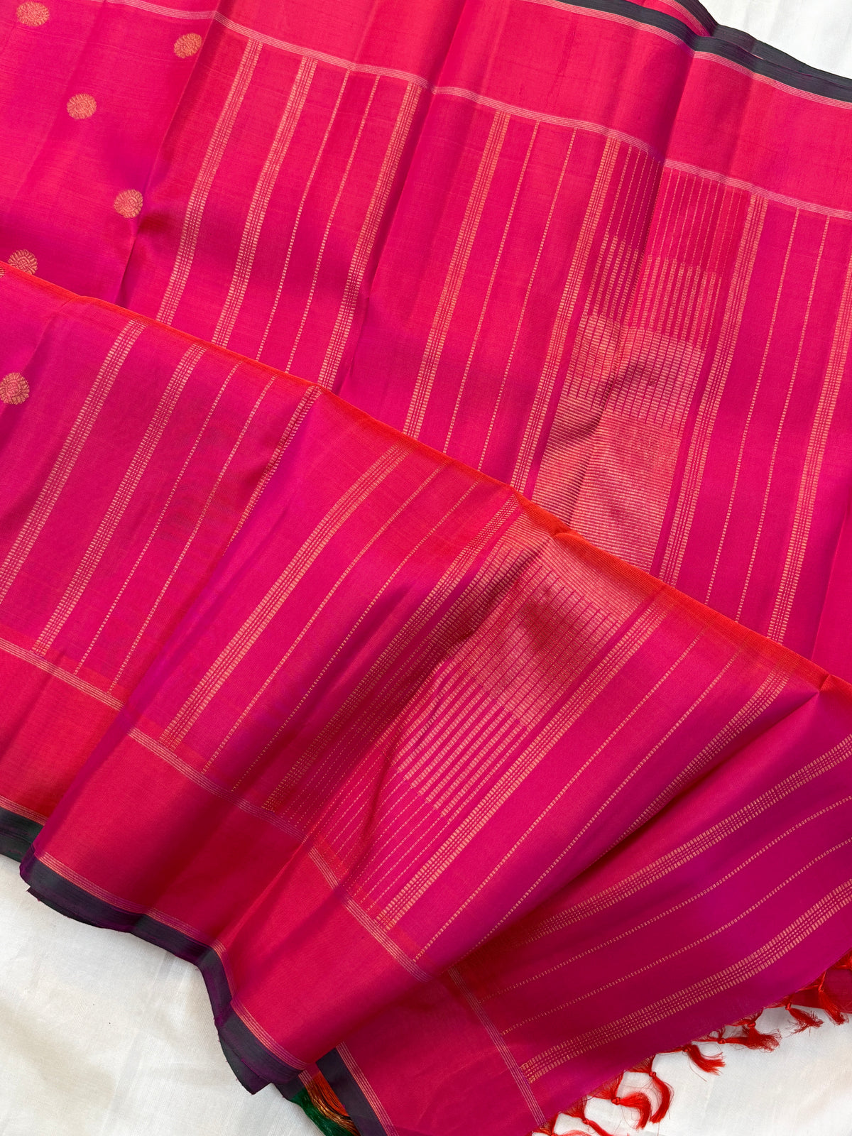 Kangambaram butta/Kanjipuram silk saree clsa 11592
