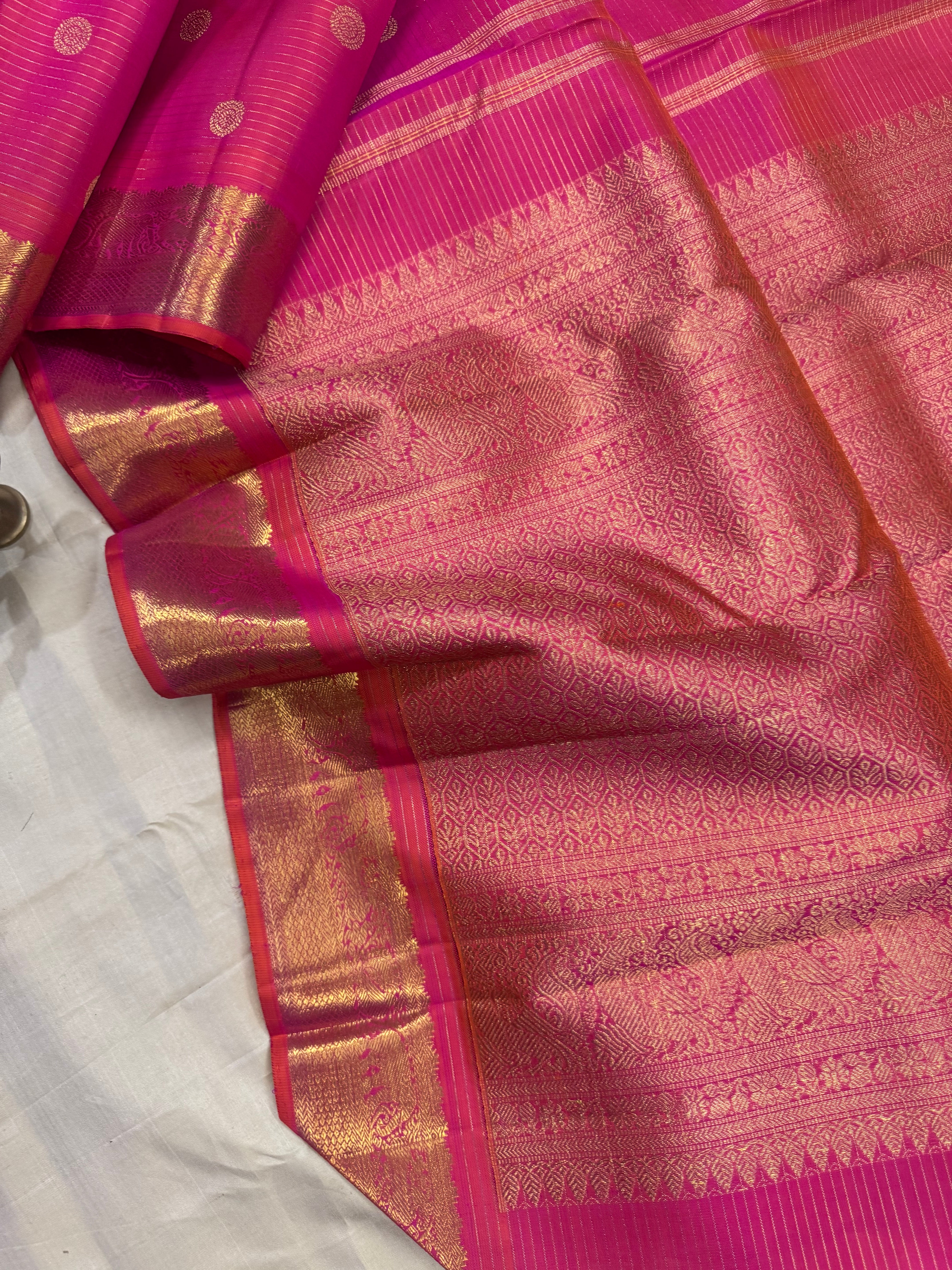 Kanagambaram thanthi Kambi / kanjipuram silk