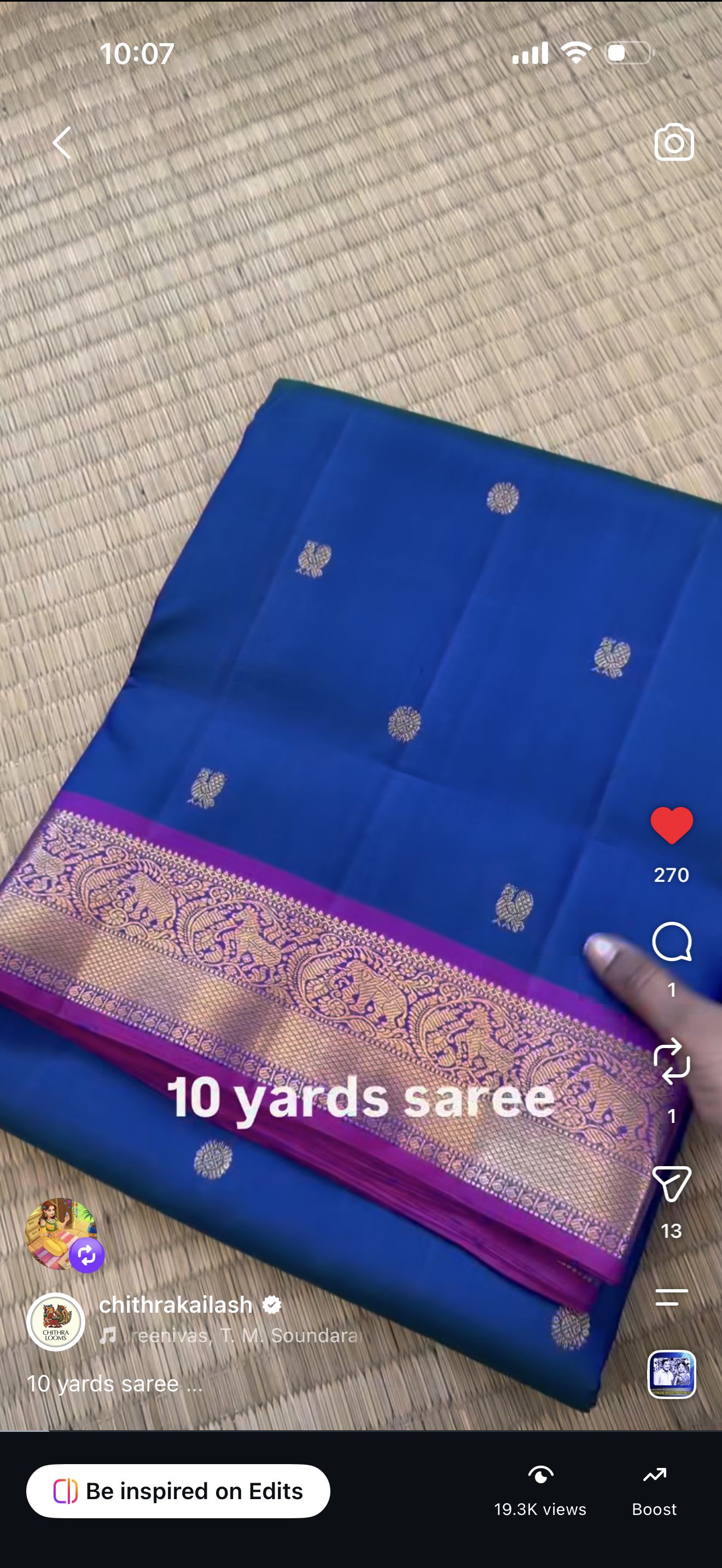 Saree for Priya.