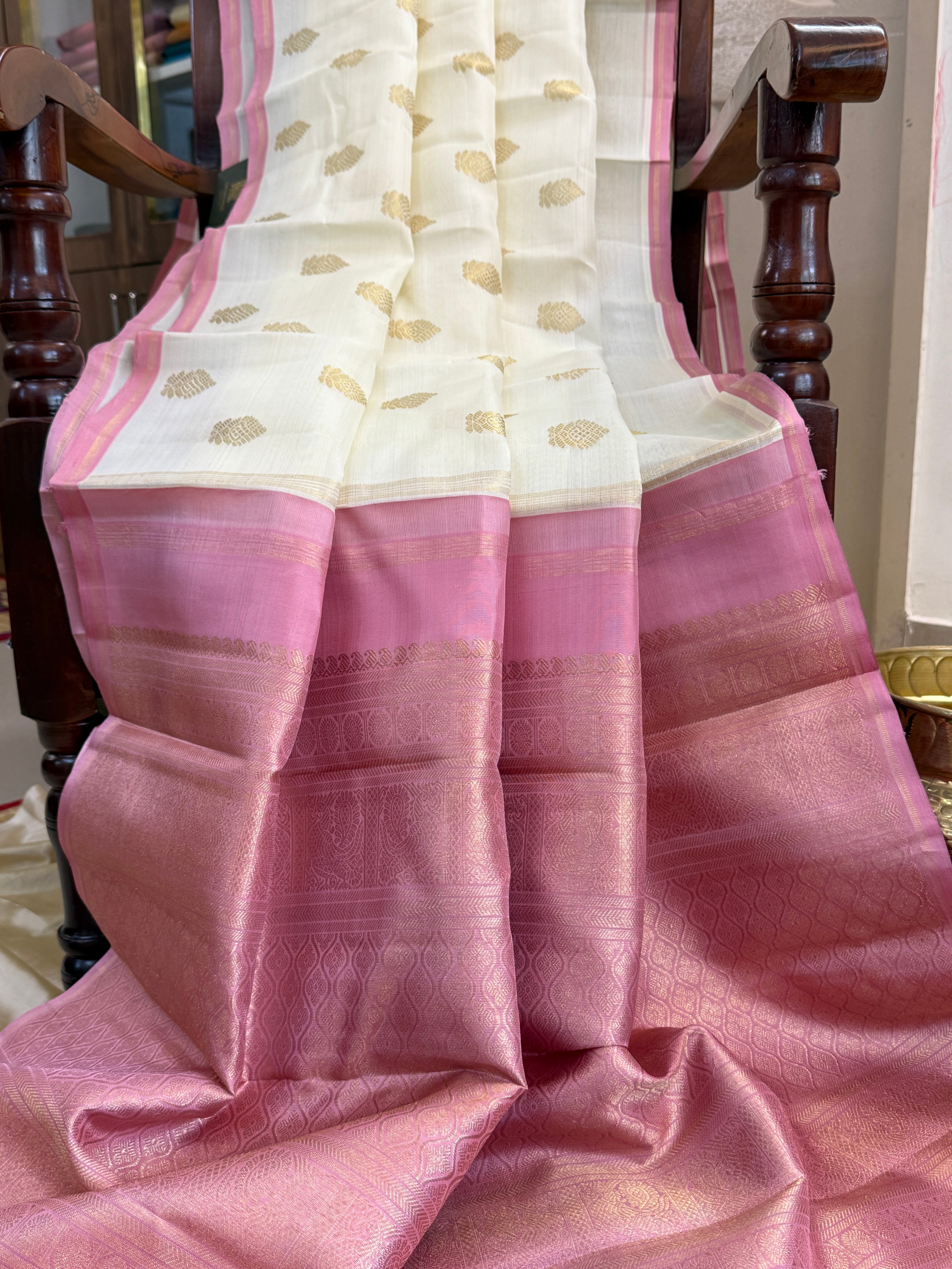 Organza silk saree / clsa 11133