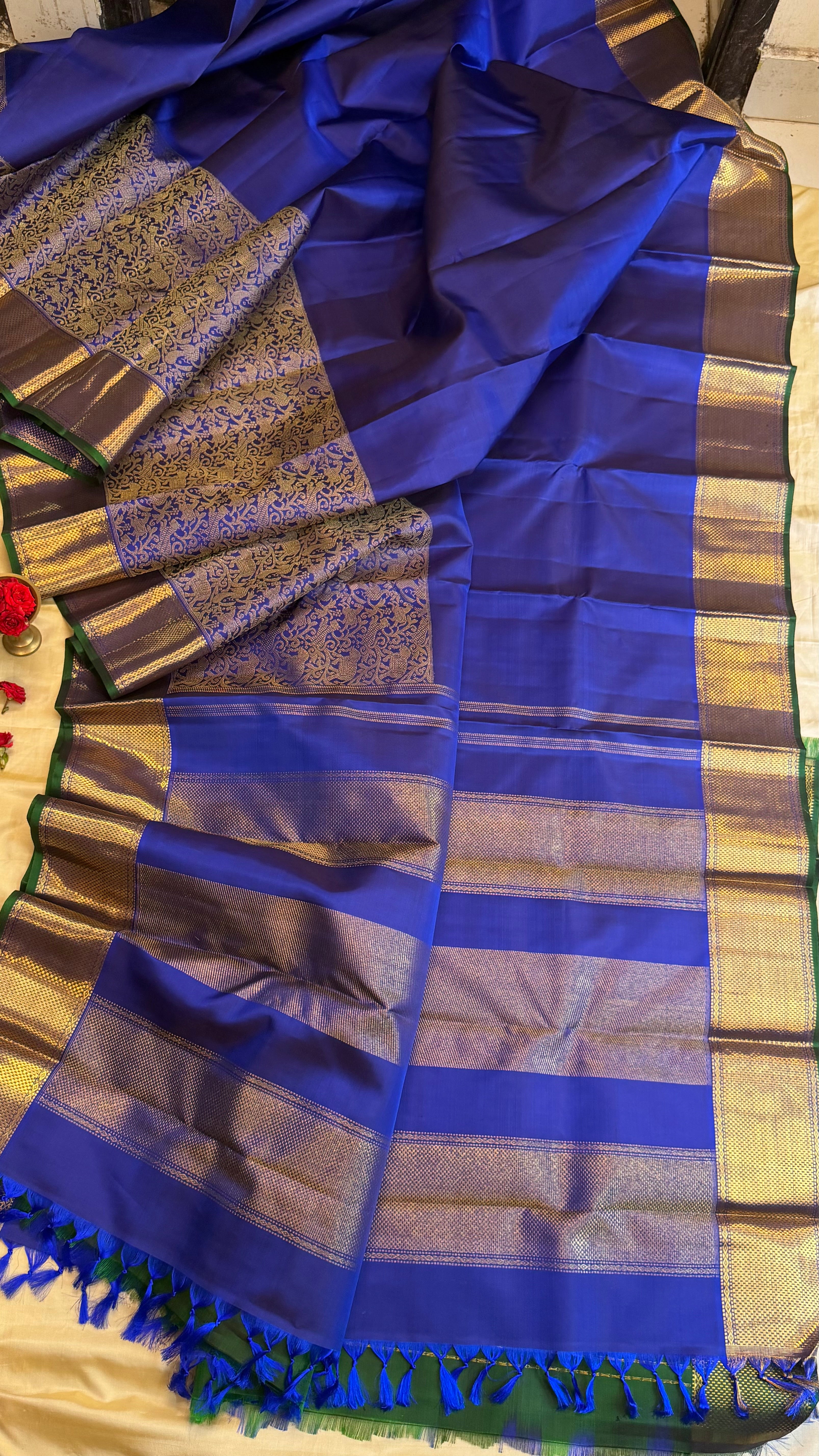 Skirt border vanasingaram lic pet / Kanjipuram Silk