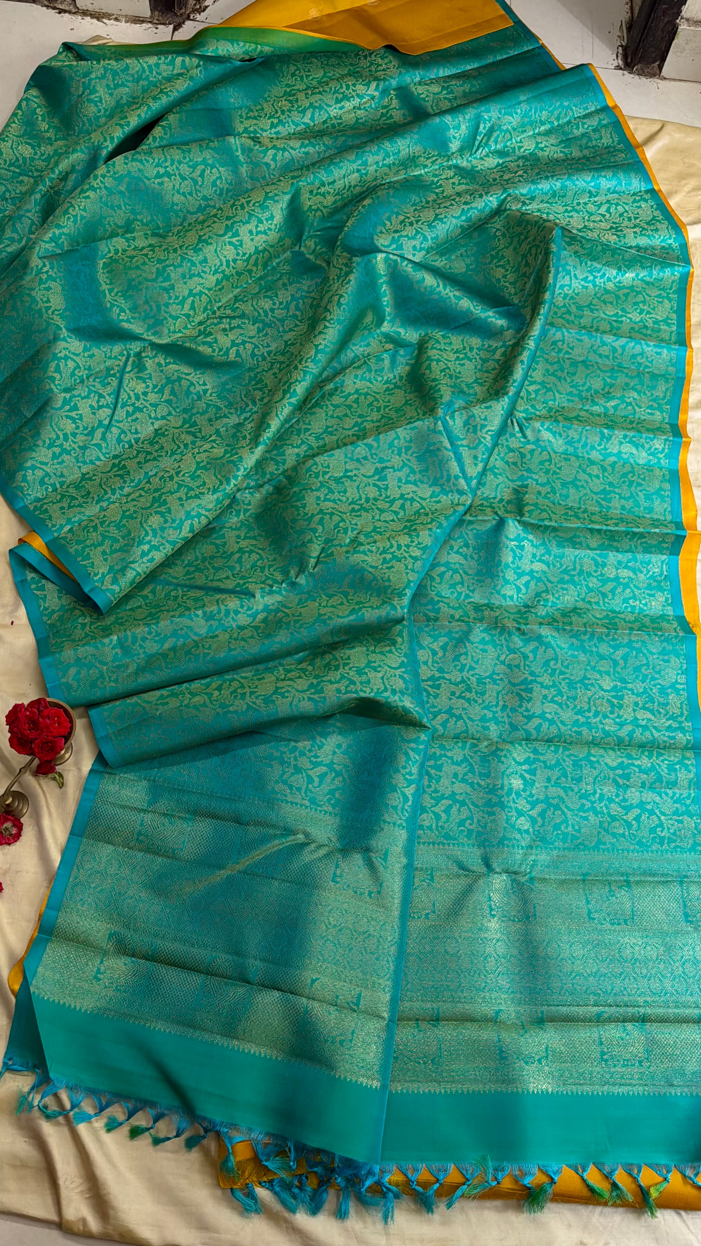 Vanasingaram brocade/ Kanjipuram silk