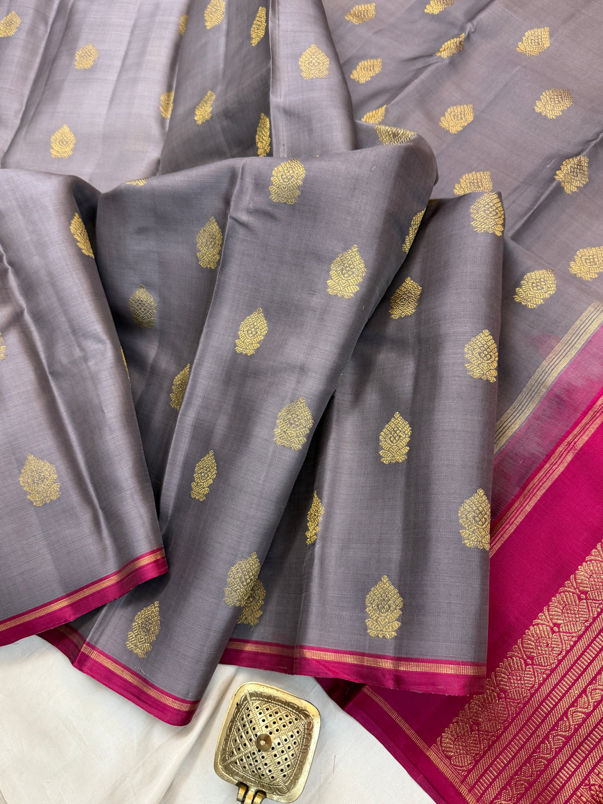 Organza / pure Zari Kanjipuram clsa12516
