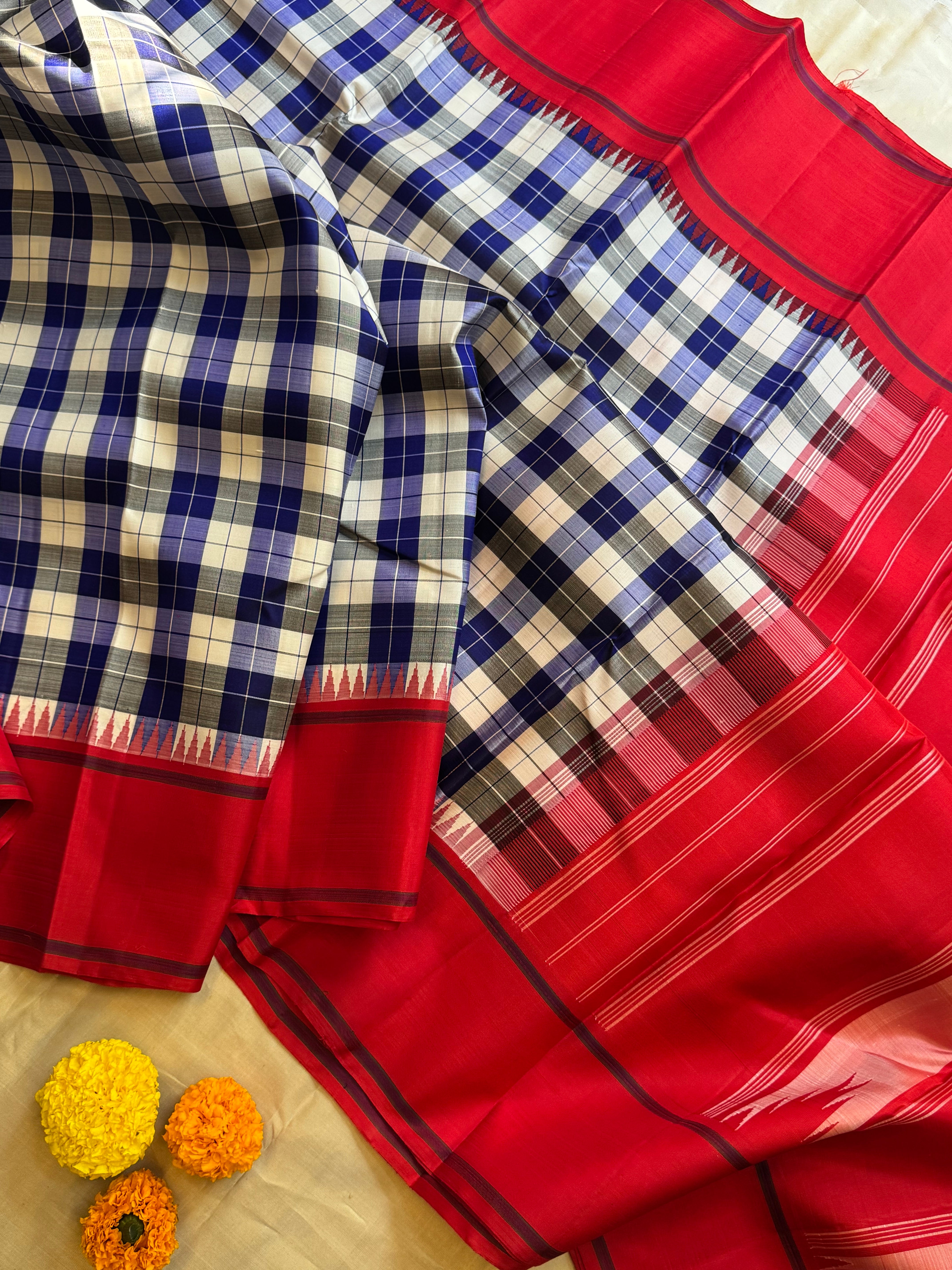 Sabai alangaram kattam korvai / Arani silk