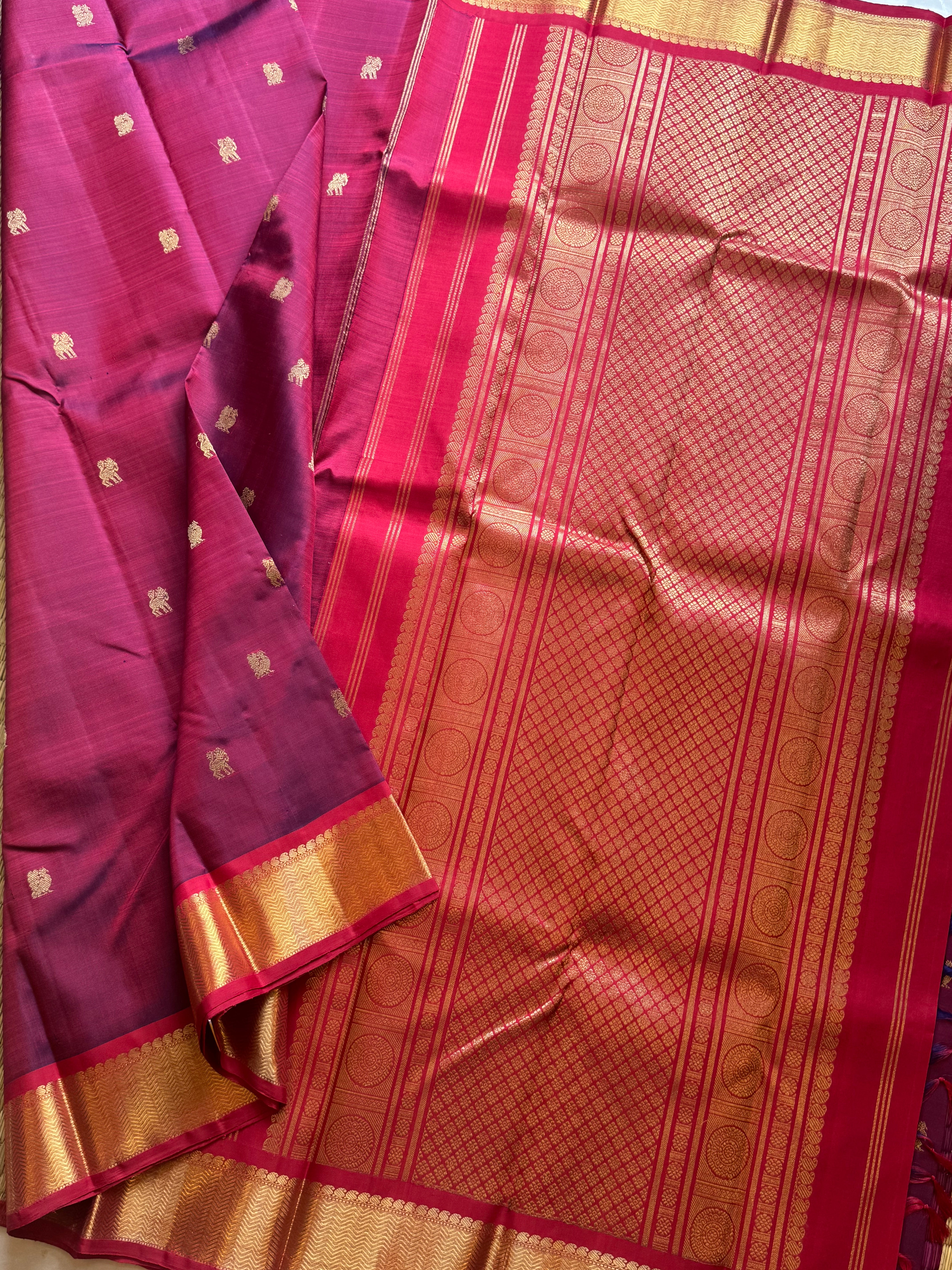Krishnamegam colour - clearance sale / kanjipuram silk
