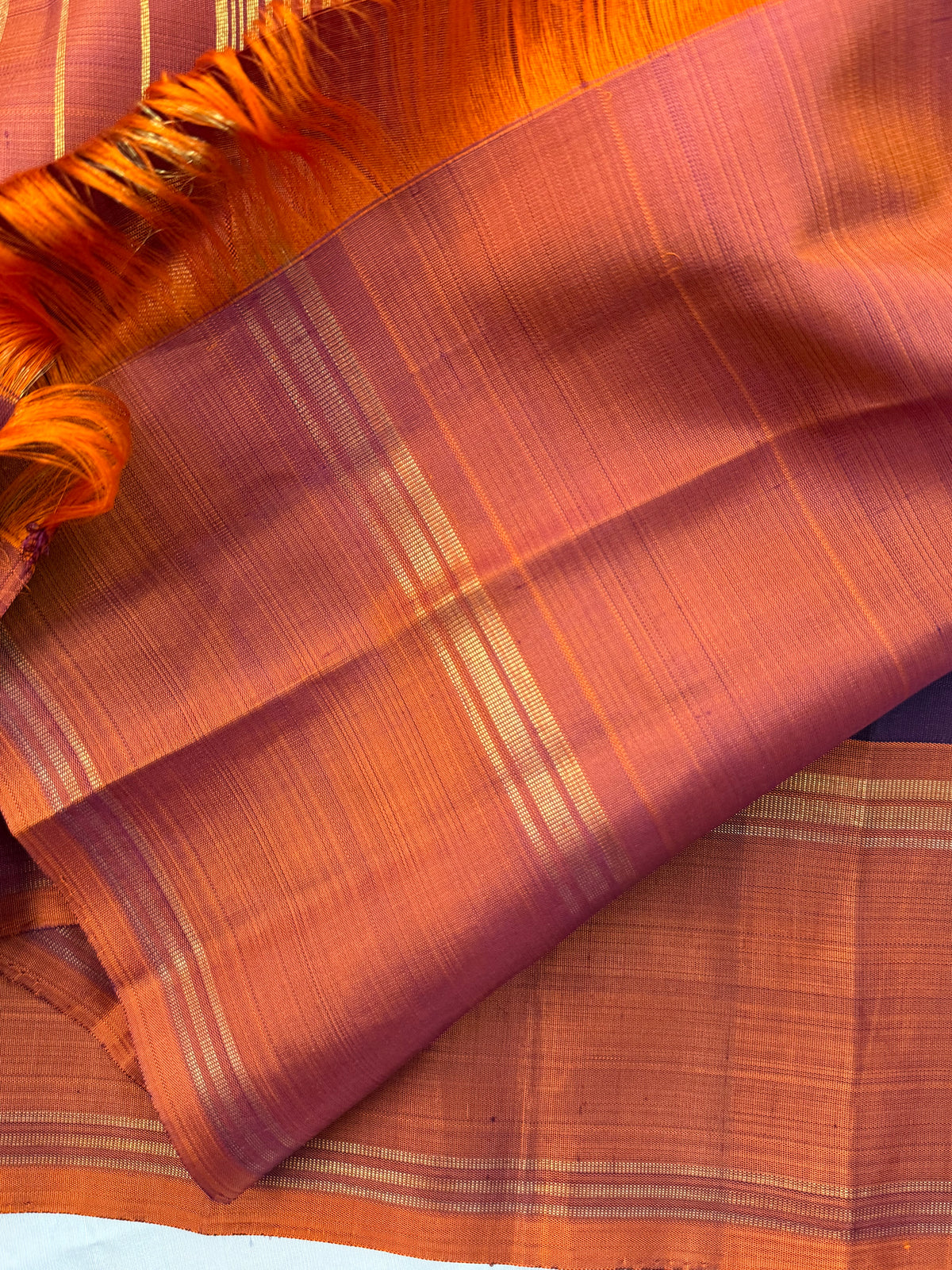 Thalampu rekku /kanjipuram silk saree clsa 12737