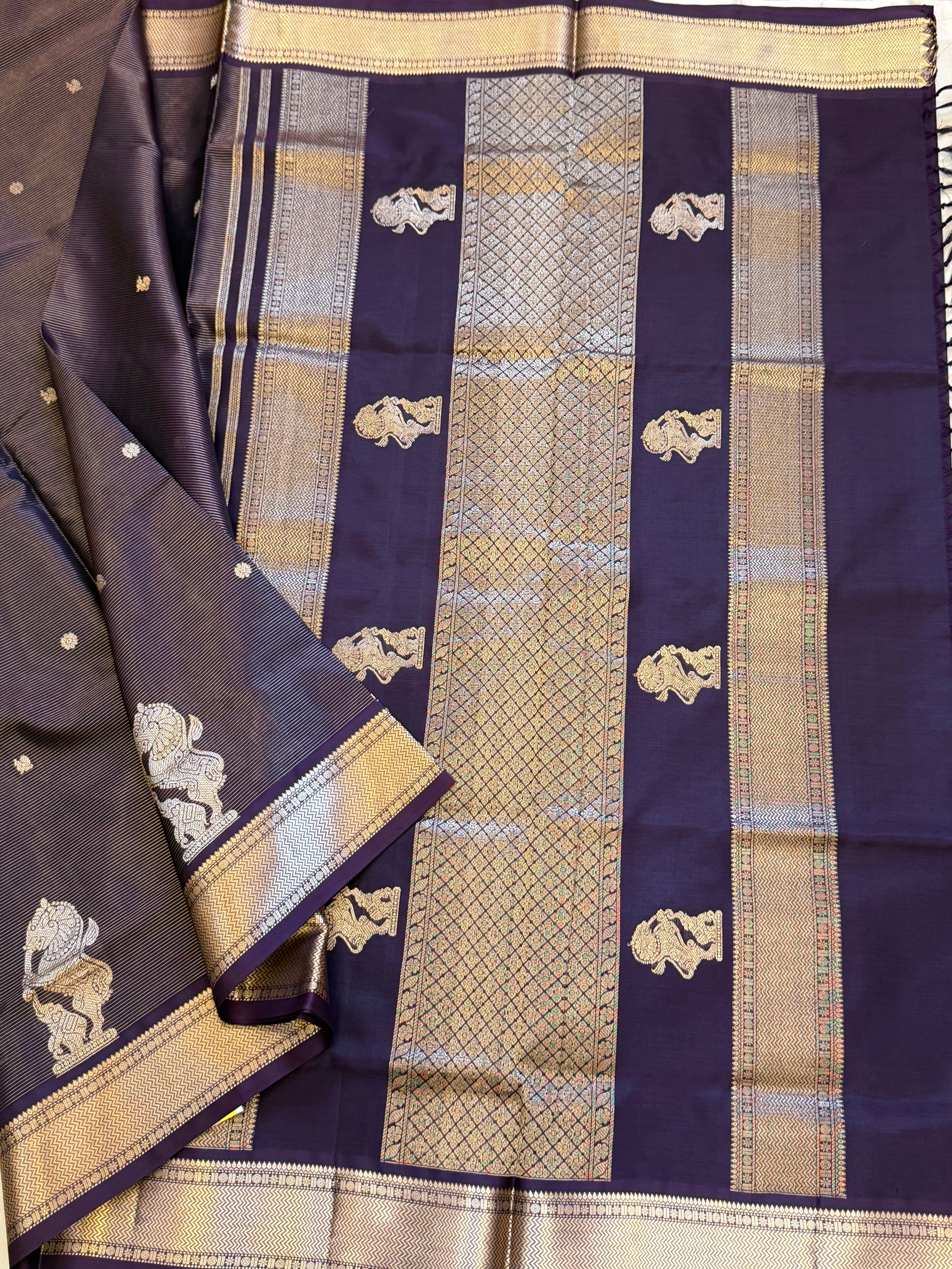 Nagapazham bettu butta/ Premium silk cotton saree