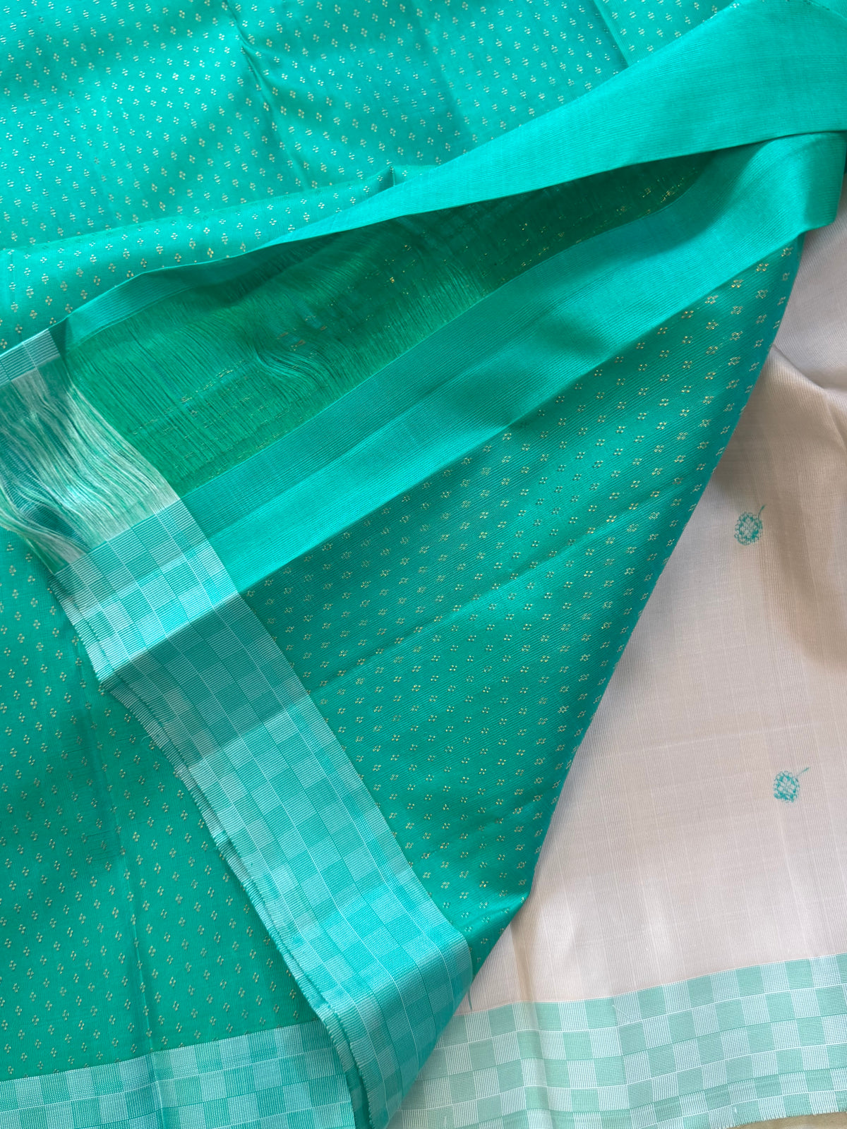 Paimadi thread Butta pure Kanjipuram silk