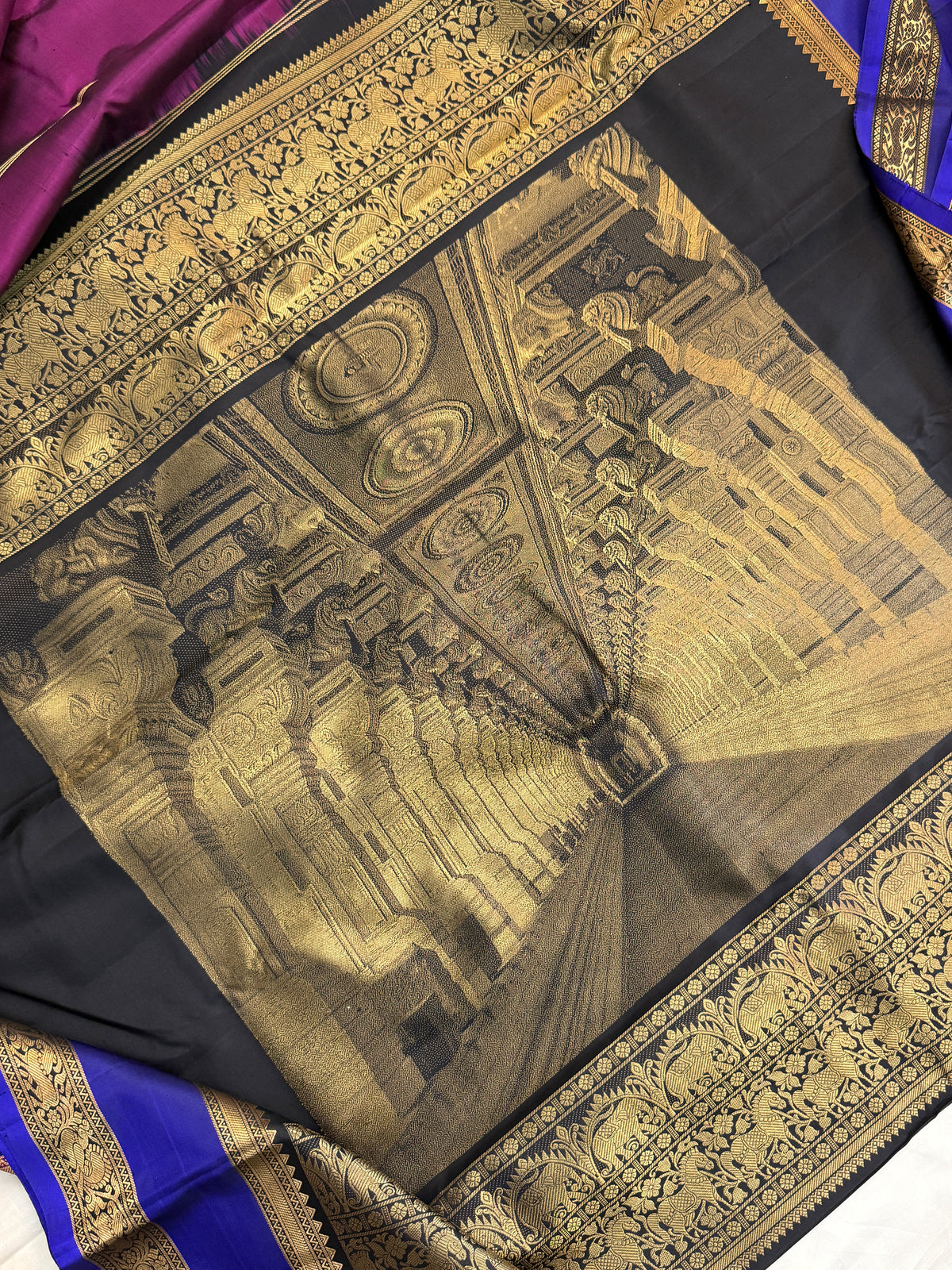 special edition- unique pallu and pure silk sarees clsa 12585