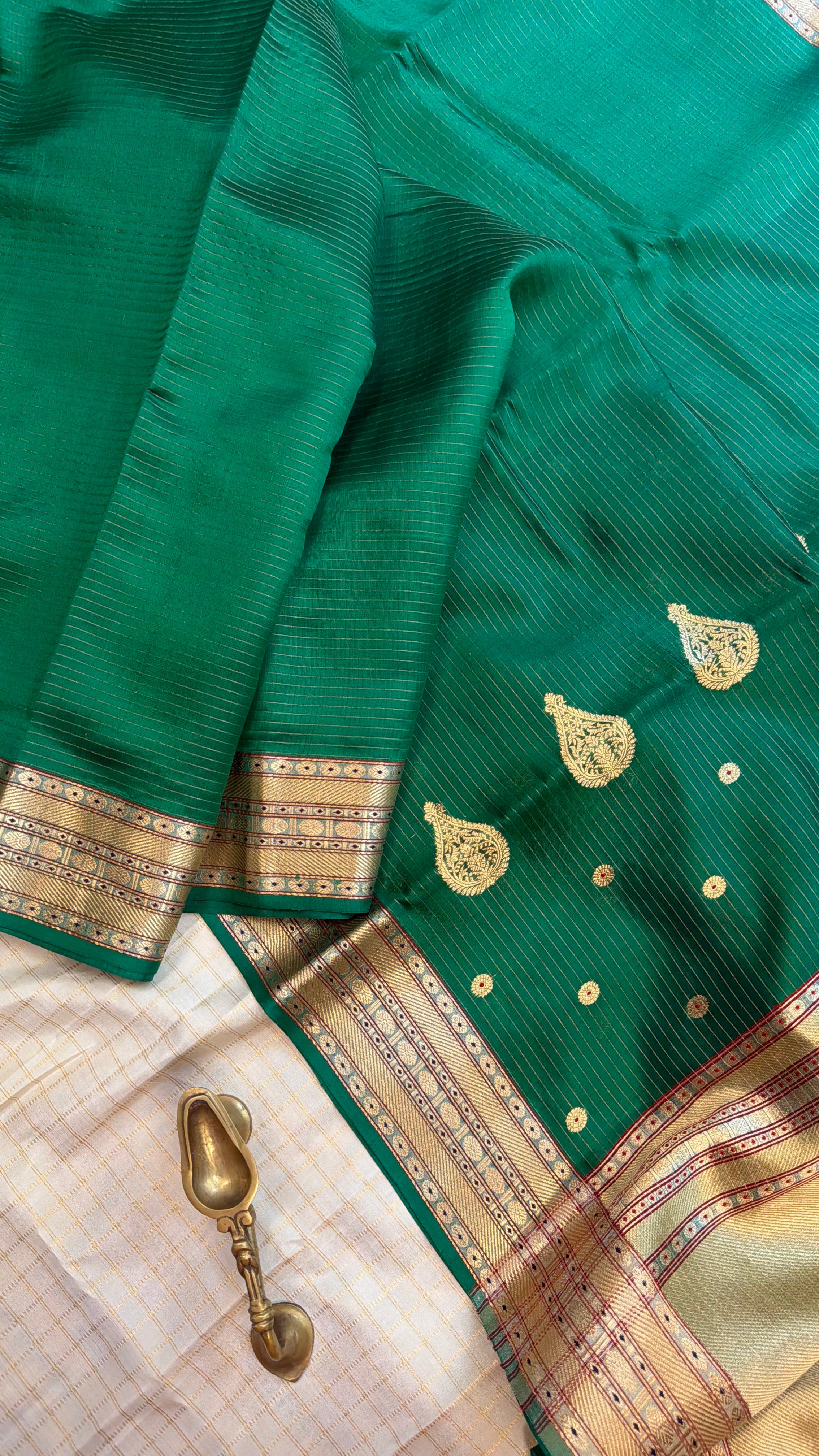 Ravi Verma painting inspired Chanderi silk